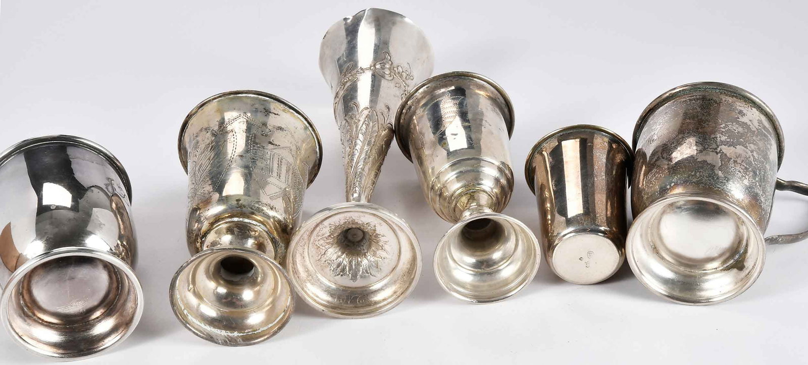 Seven Silver Table Objects - 2