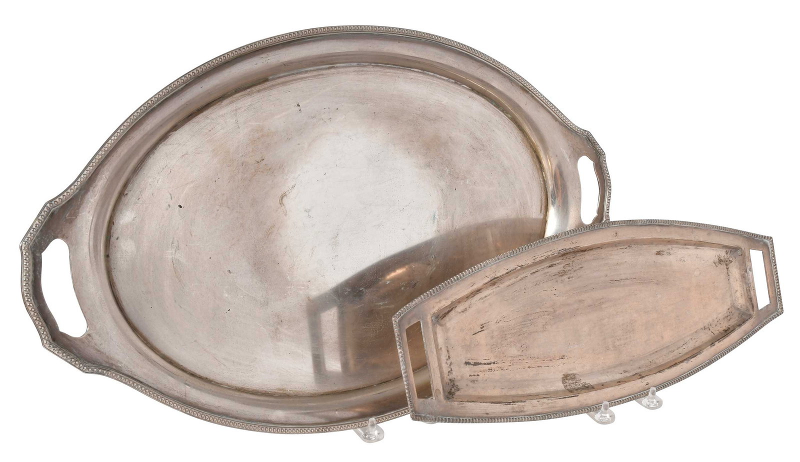 Two Continental Silver Trays (1 of 4)