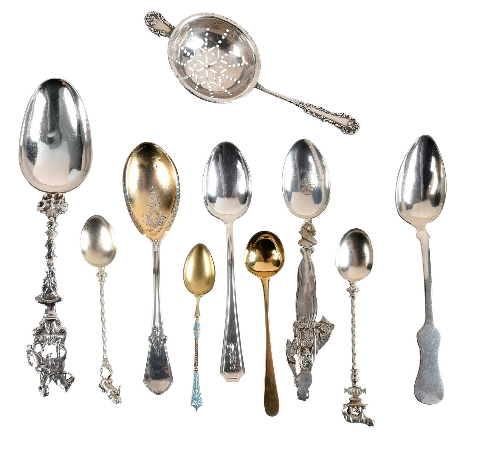 34 Pieces Assorted Silver Flatware (1 of 3)