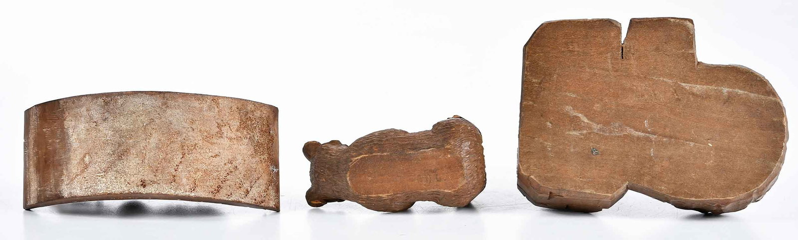 Three Black Forest Carved Bear Form Table Objects - 4