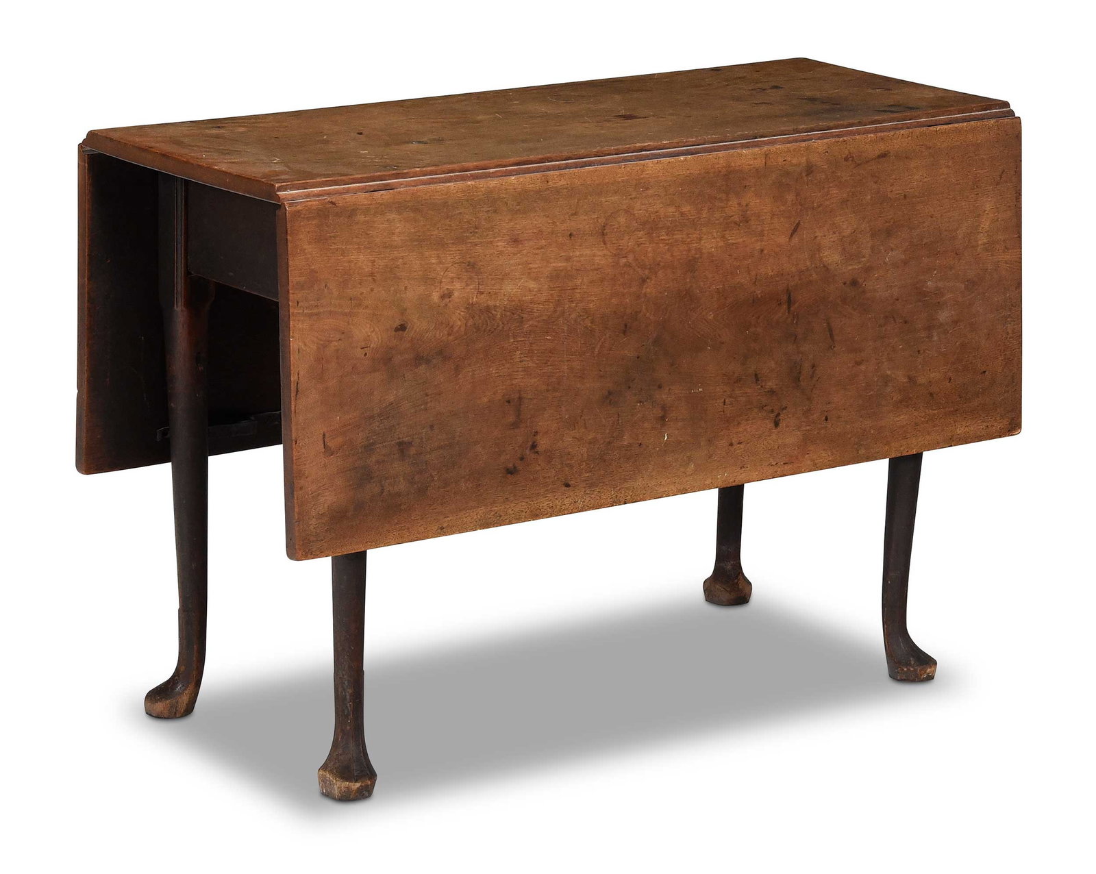 Southern Queen Anne Walnut Drop Leaf Table in Original Surface, Priddy Provenance (1 of 11)