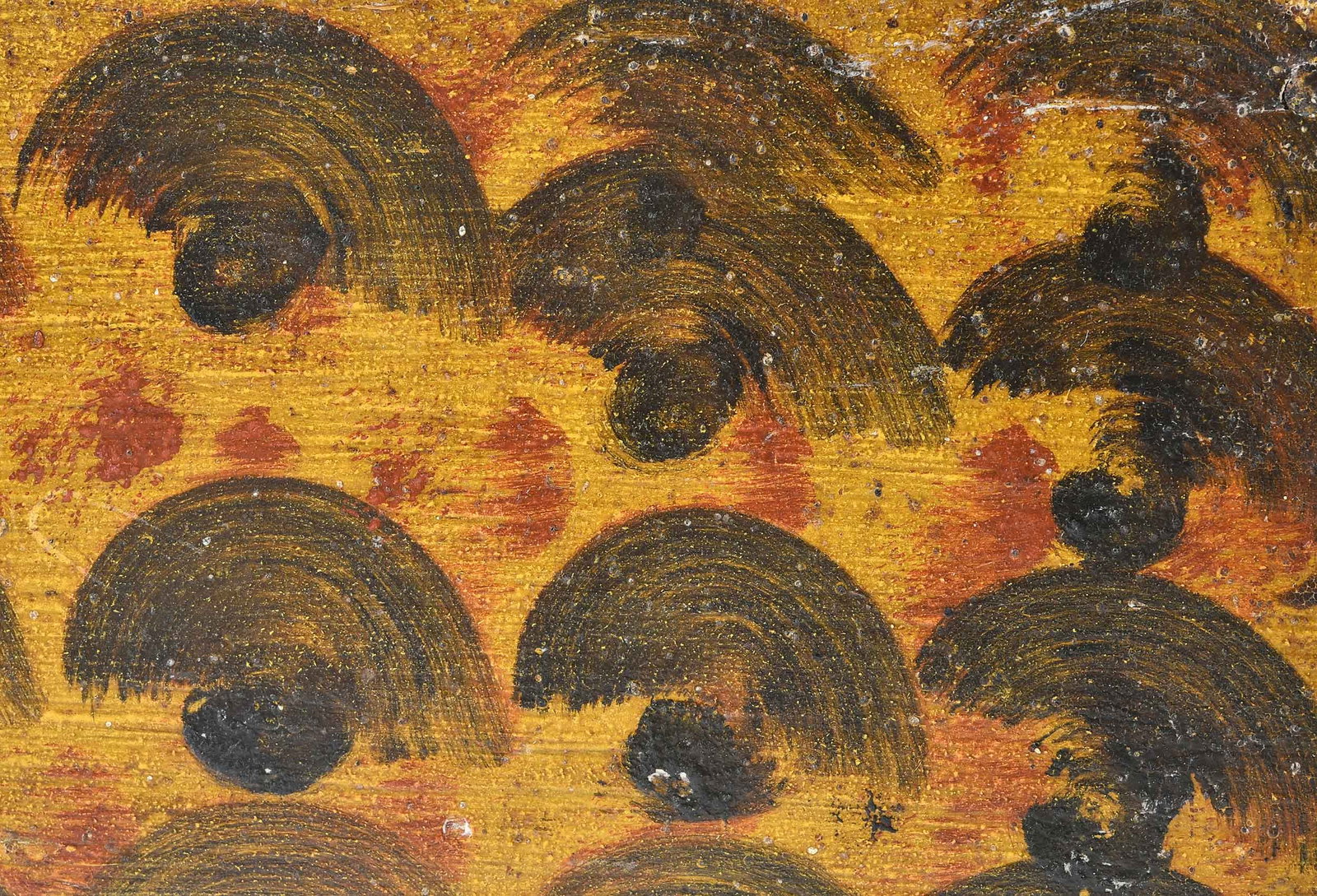 Rare Stirewalt Miniature Paint Decorated Blanket Chest, Wheatcroft, Walters Benisek, McGehee Lipman - 10