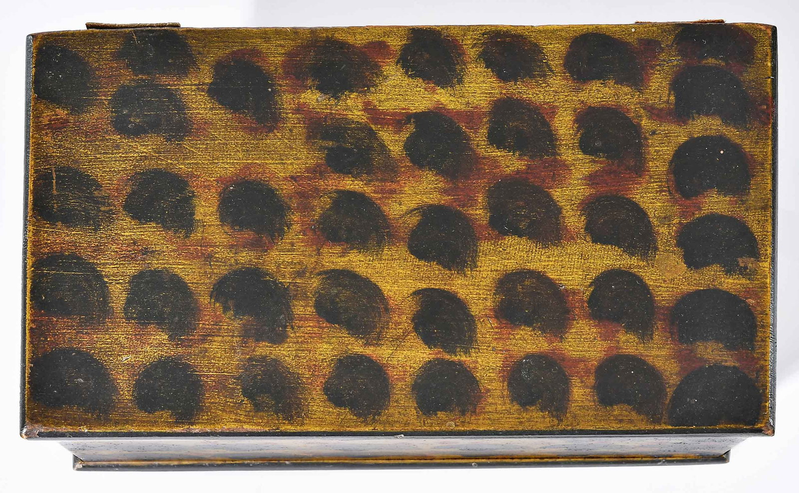 Rare Stirewalt Miniature Paint Decorated Blanket Chest, Wheatcroft, Walters Benisek, McGehee Lipman - 12