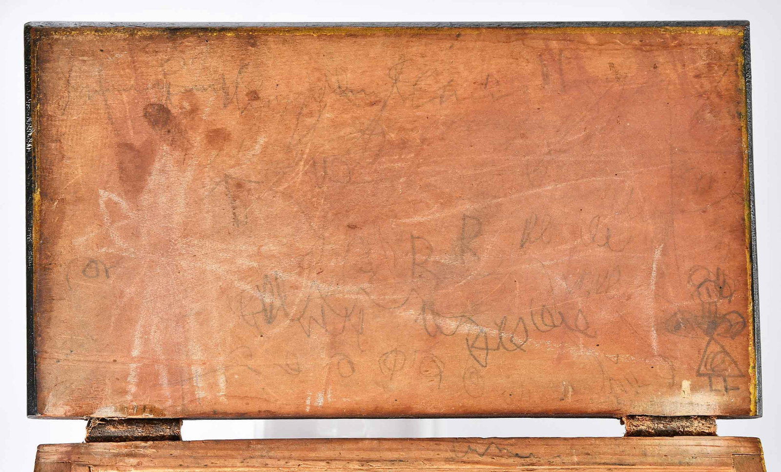 Rare Stirewalt Miniature Paint Decorated Blanket Chest, Wheatcroft, Walters Benisek, McGehee Lipman - 15