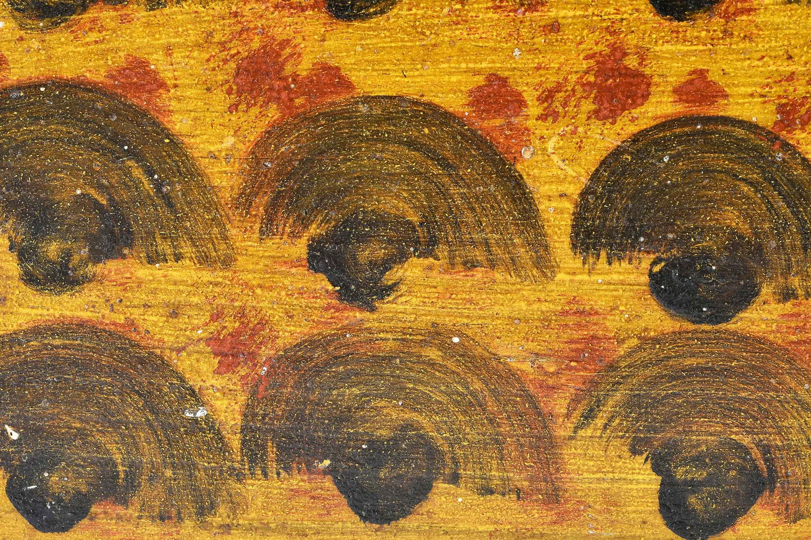 Rare Stirewalt Miniature Paint Decorated Blanket Chest, Wheatcroft, Walters Benisek, McGehee Lipman - 9