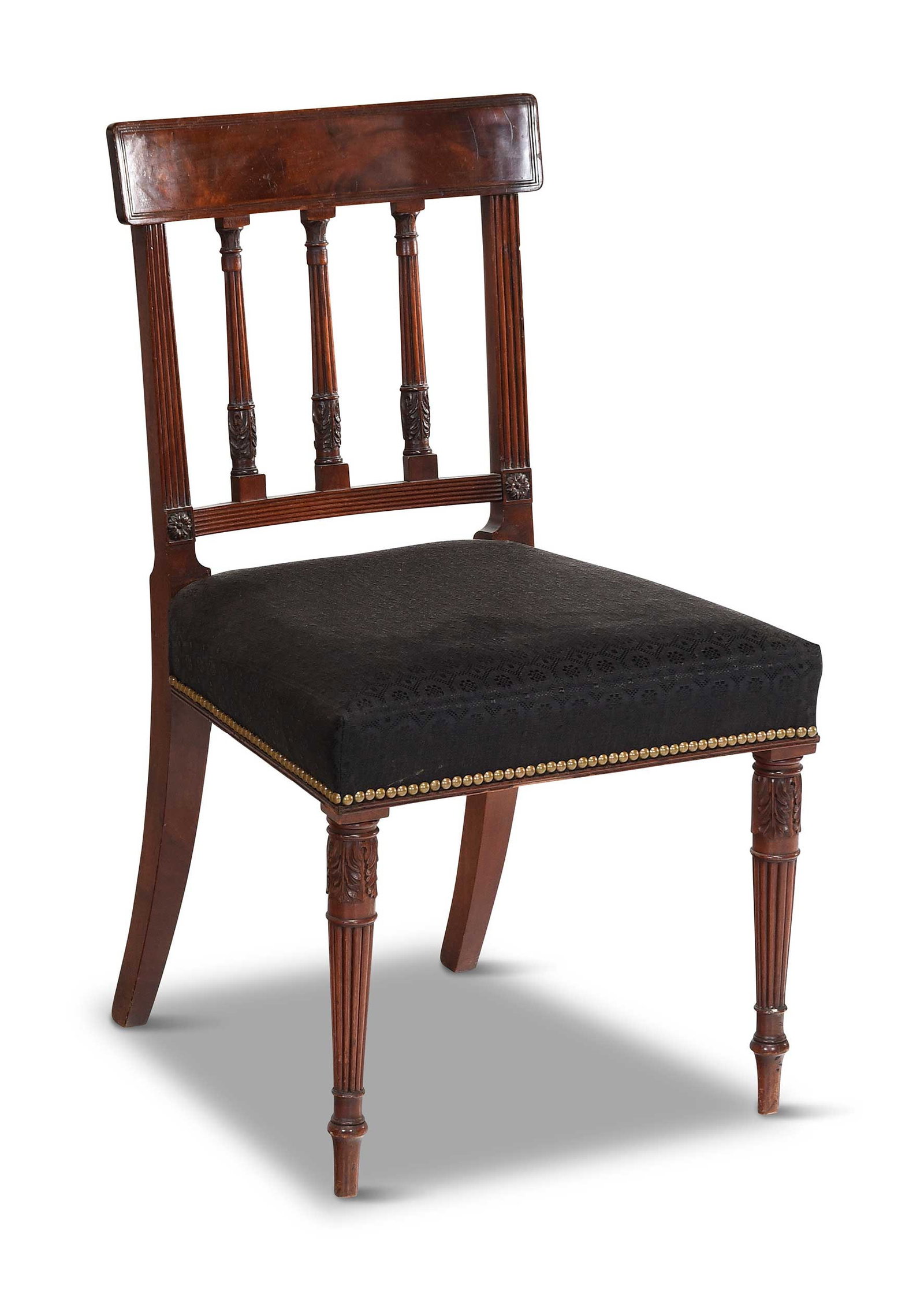 Fine Seymour Attributed Federal Mahogany Side Chair, Israel Sack Provenance (1 of 15)
