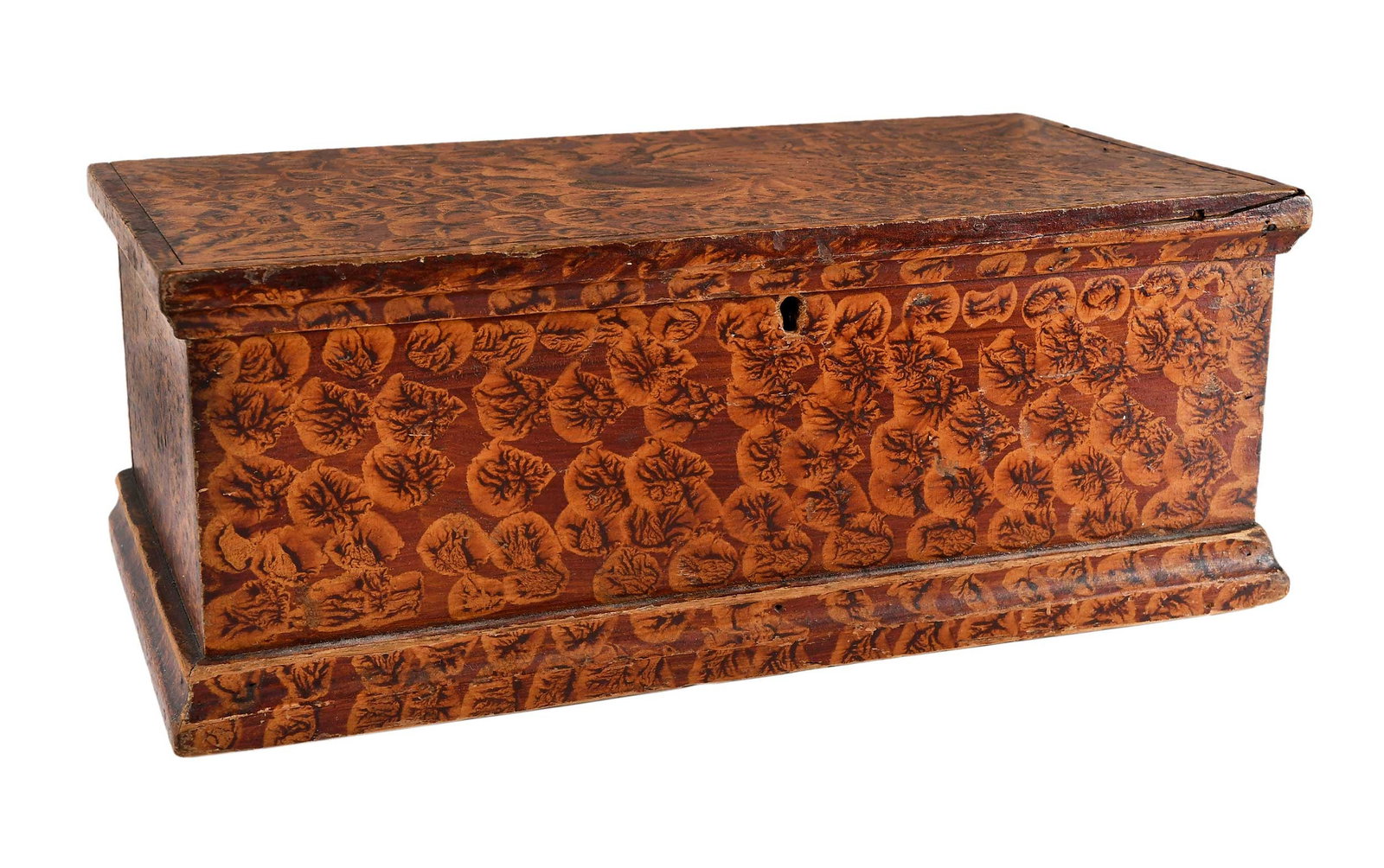 Americana Folk Art Sponge Decorated Box (1 of 14)