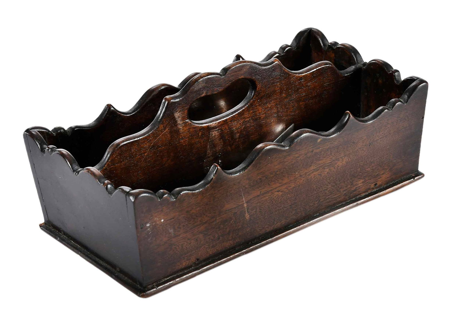Miniature Chippendale Mahogany Cutlery Tray, Liverant Provenance (1 of 8)