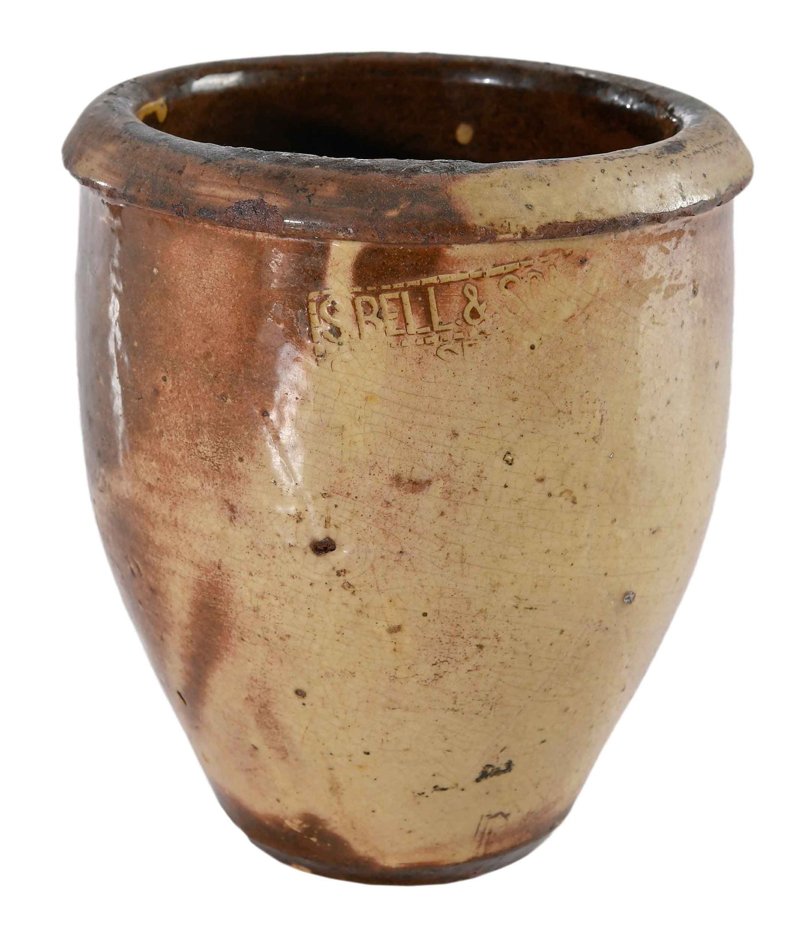 Solomon Bell and Son Strasburg, Virginia Earthenware Jar (1 of 13)