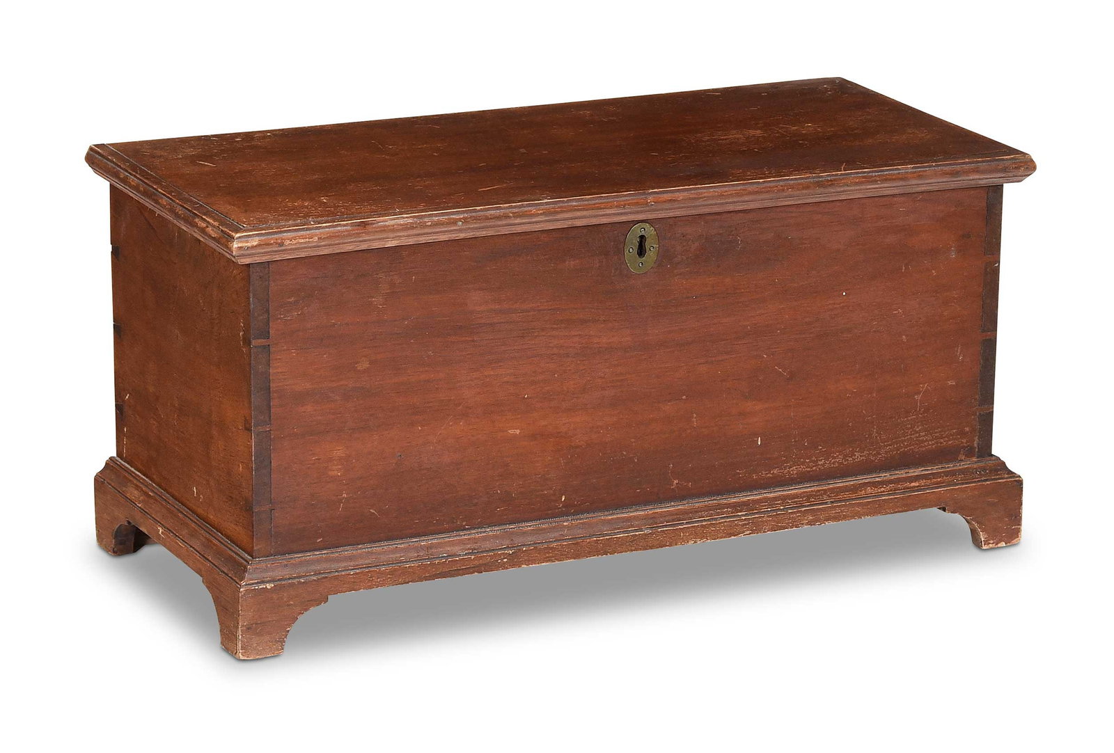 Federal Walnut Child's Blanket Chest, Courcier & Wilkins Provenance (1 of 10)