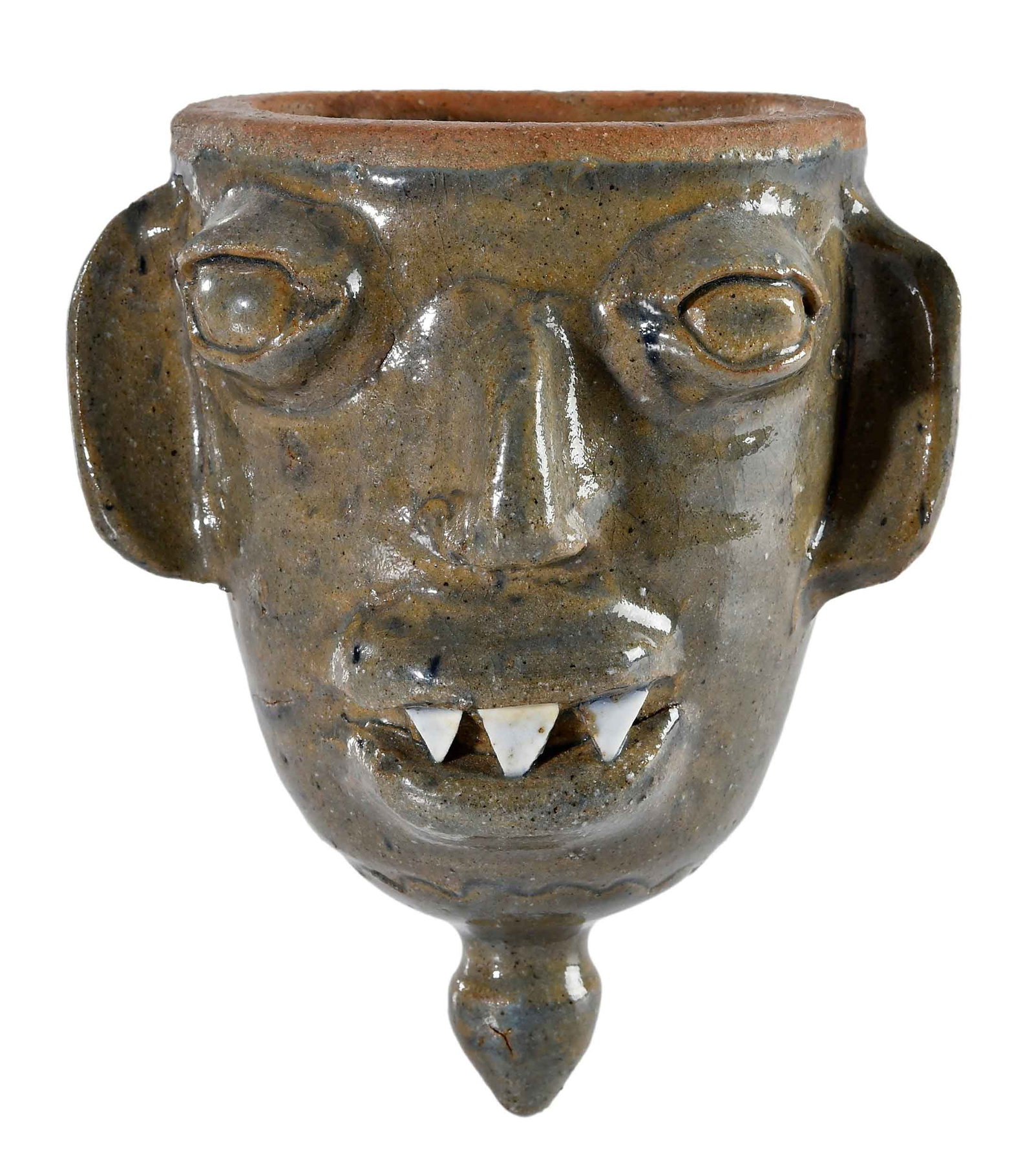 Burlon Craig Catawba Valley North Carolina Stoneware Face Wall Pocket (1 of 12)