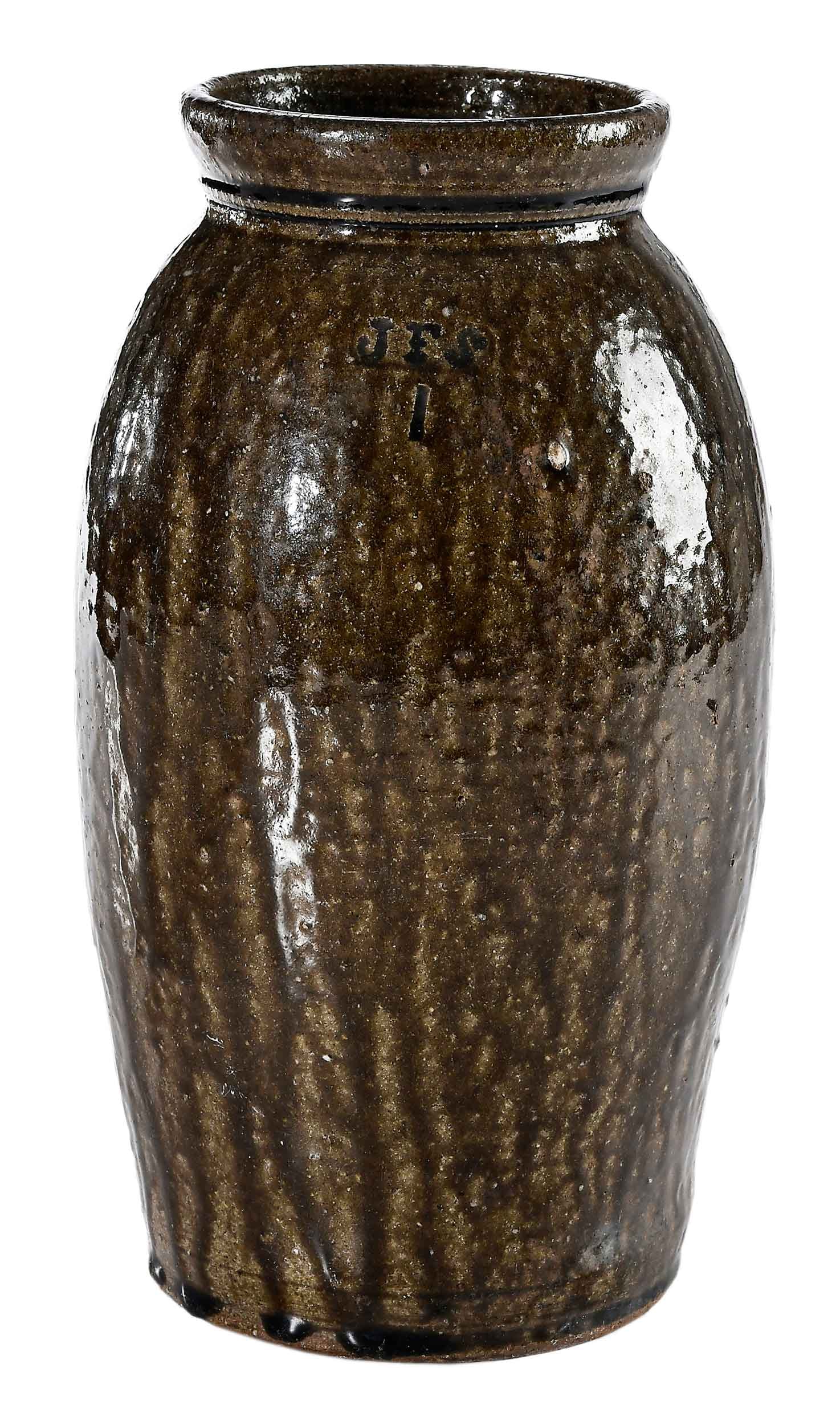 James Franklin Seagle Catawba Valley North Carolina Stoneware Preserve Jar (1 of 13)