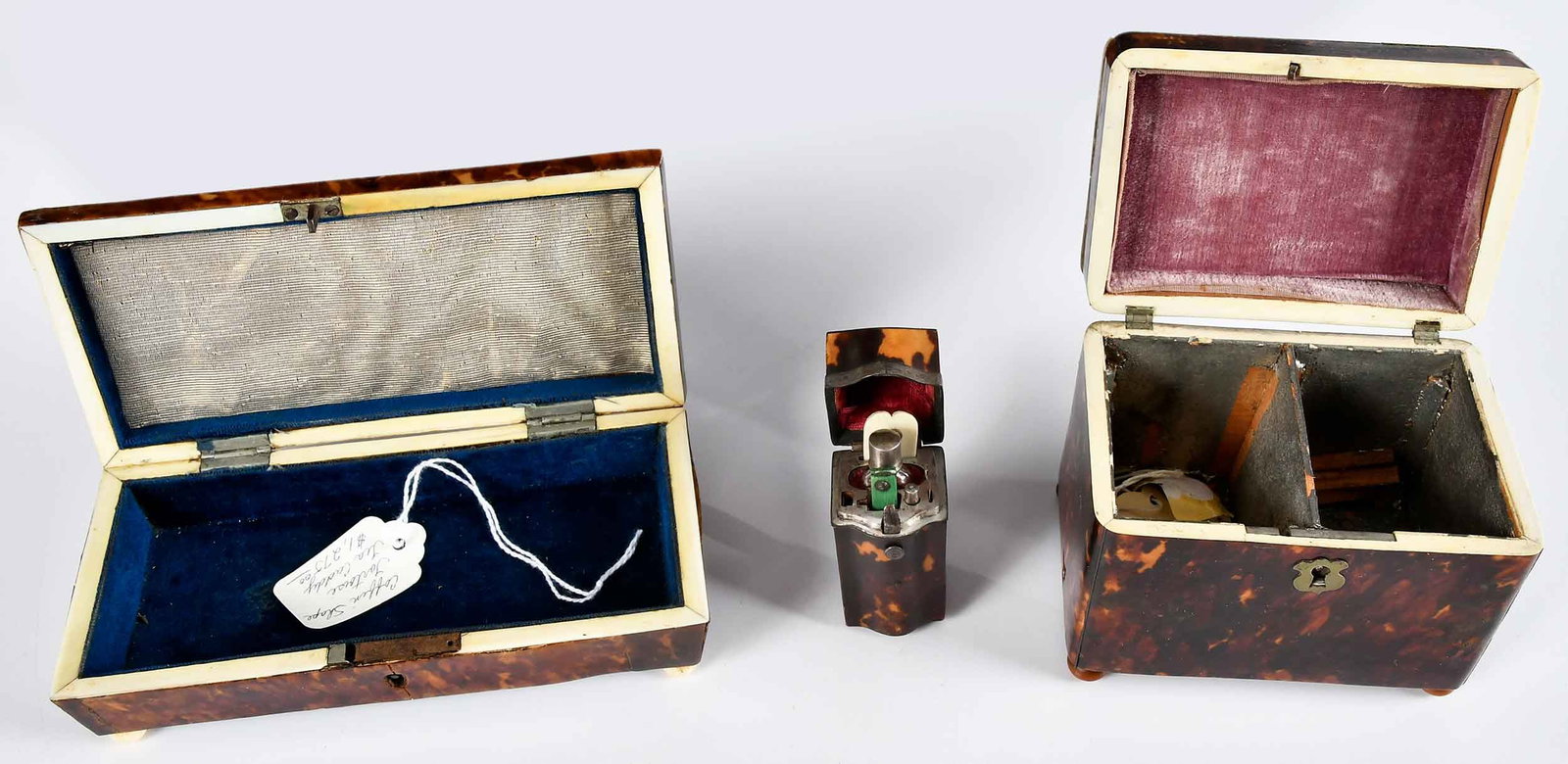Three Small Regency Tortoiseshell Boxes - 3