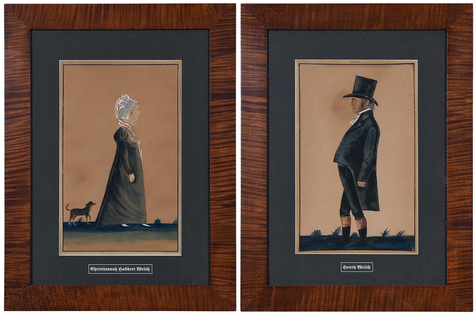 Attributed to Jacob Maentel, Portraits of a Husband and Wife (1 of 13)