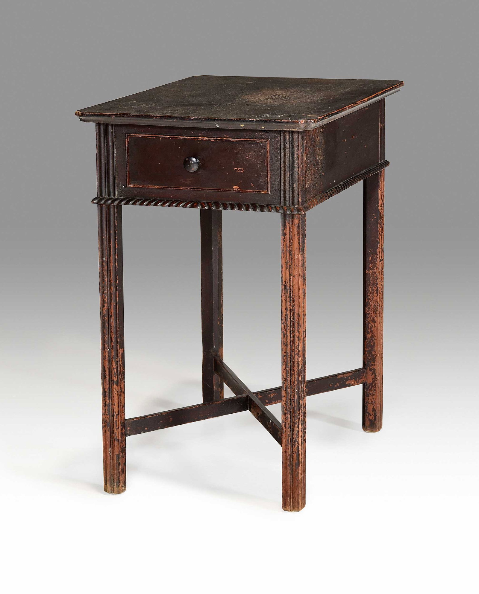 Rare Chippendale Cherry Work Table, Newcomer Provenance (1 of 20)
