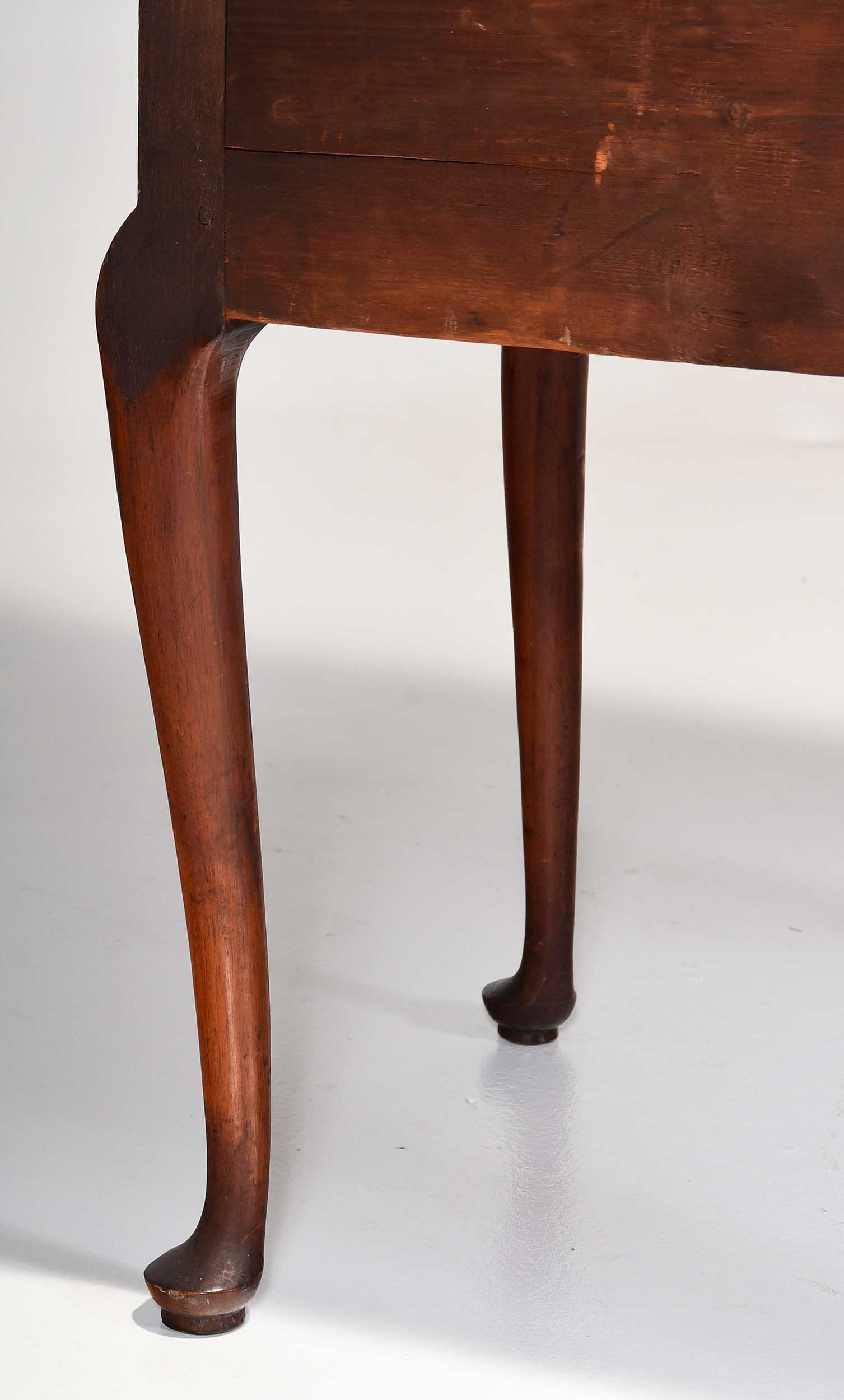 Marshall Family Massachusetts Queen Anne Rare High Chest and Dressing Table Suite, - 17