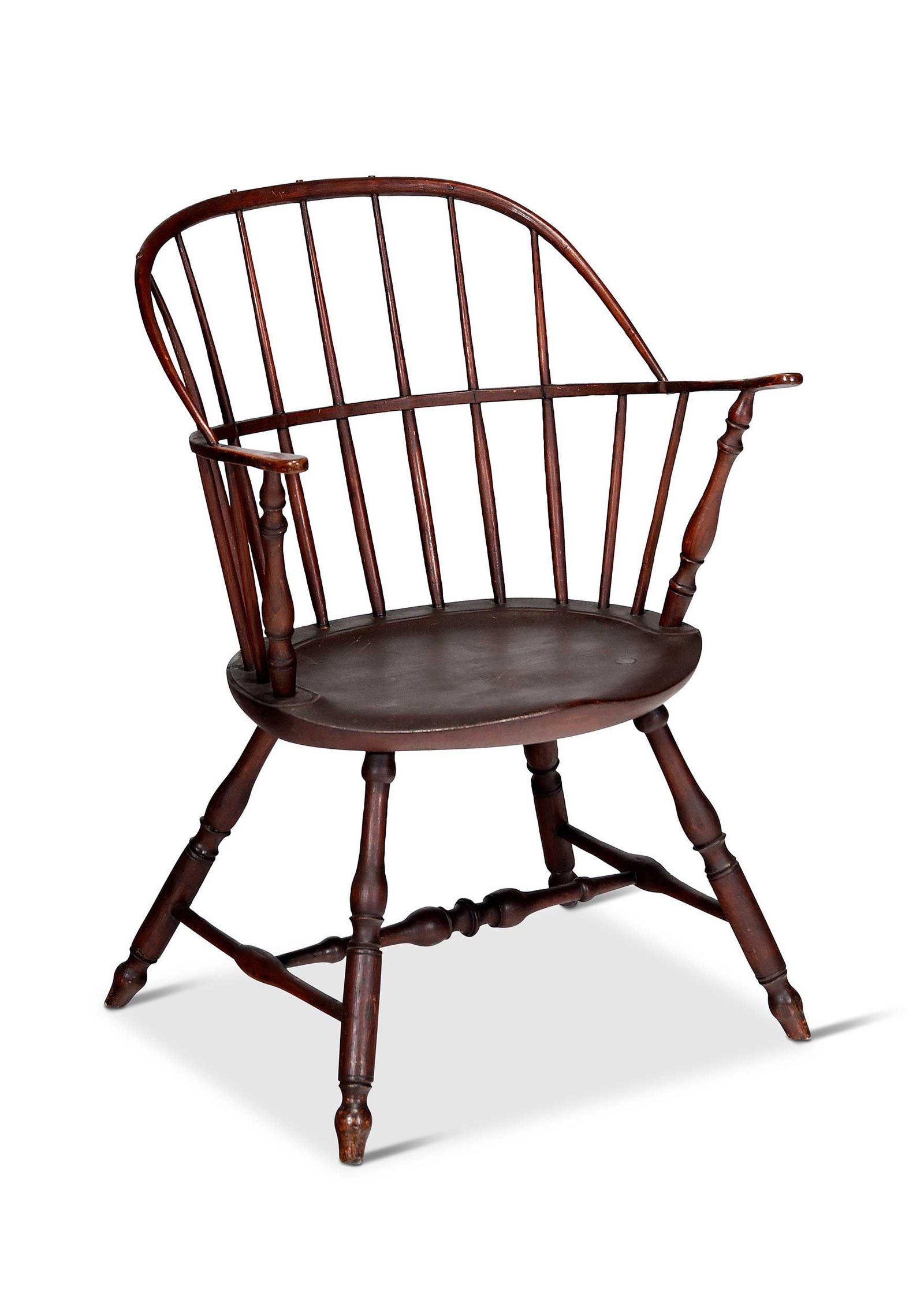 Fine Pennsylvania Sackback Windsor Armchair in Early Surface (1 of 7)