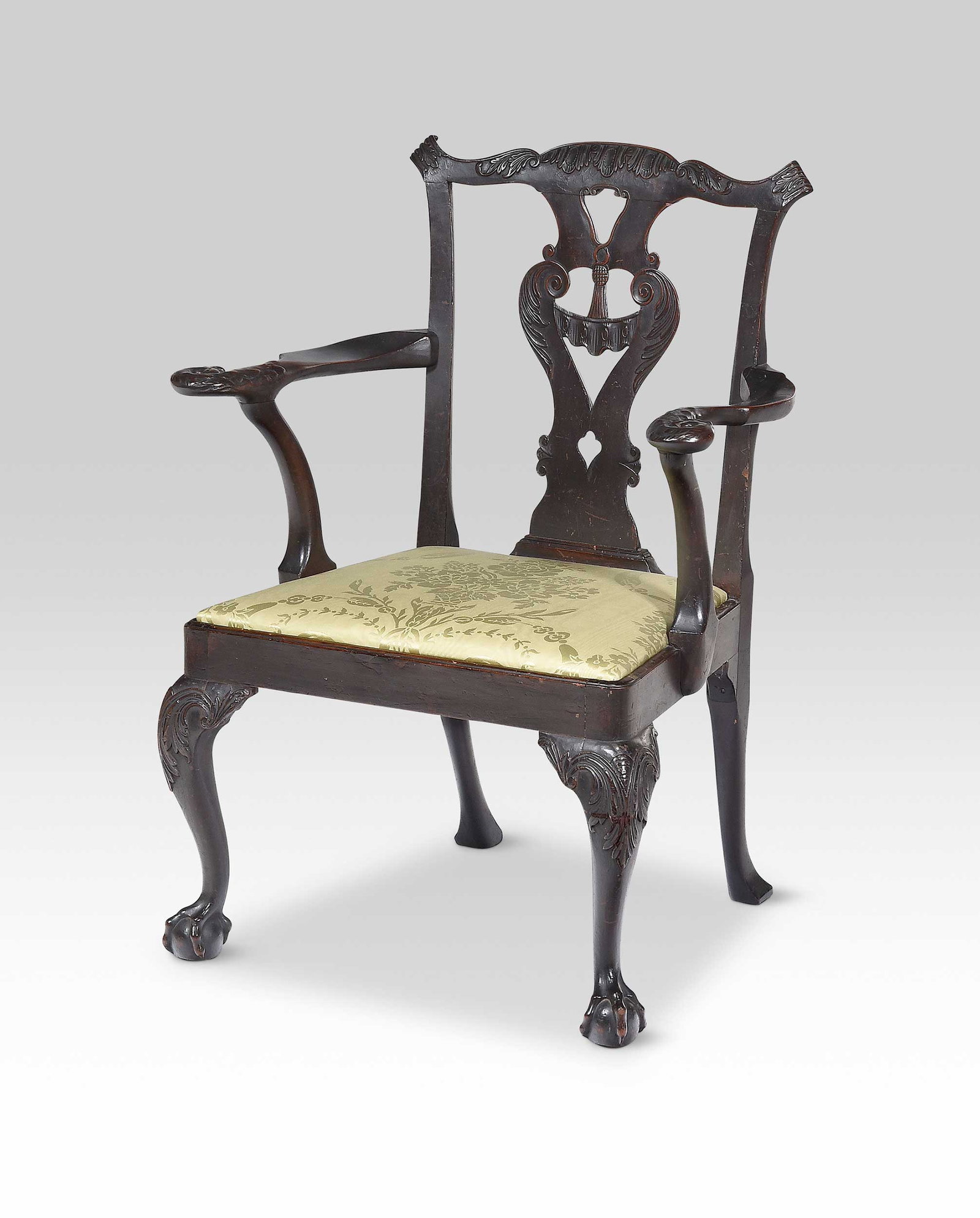 Important American Chippendale Eagle Carved Mahogany Armchair, Sack Provenance (1 of 20)