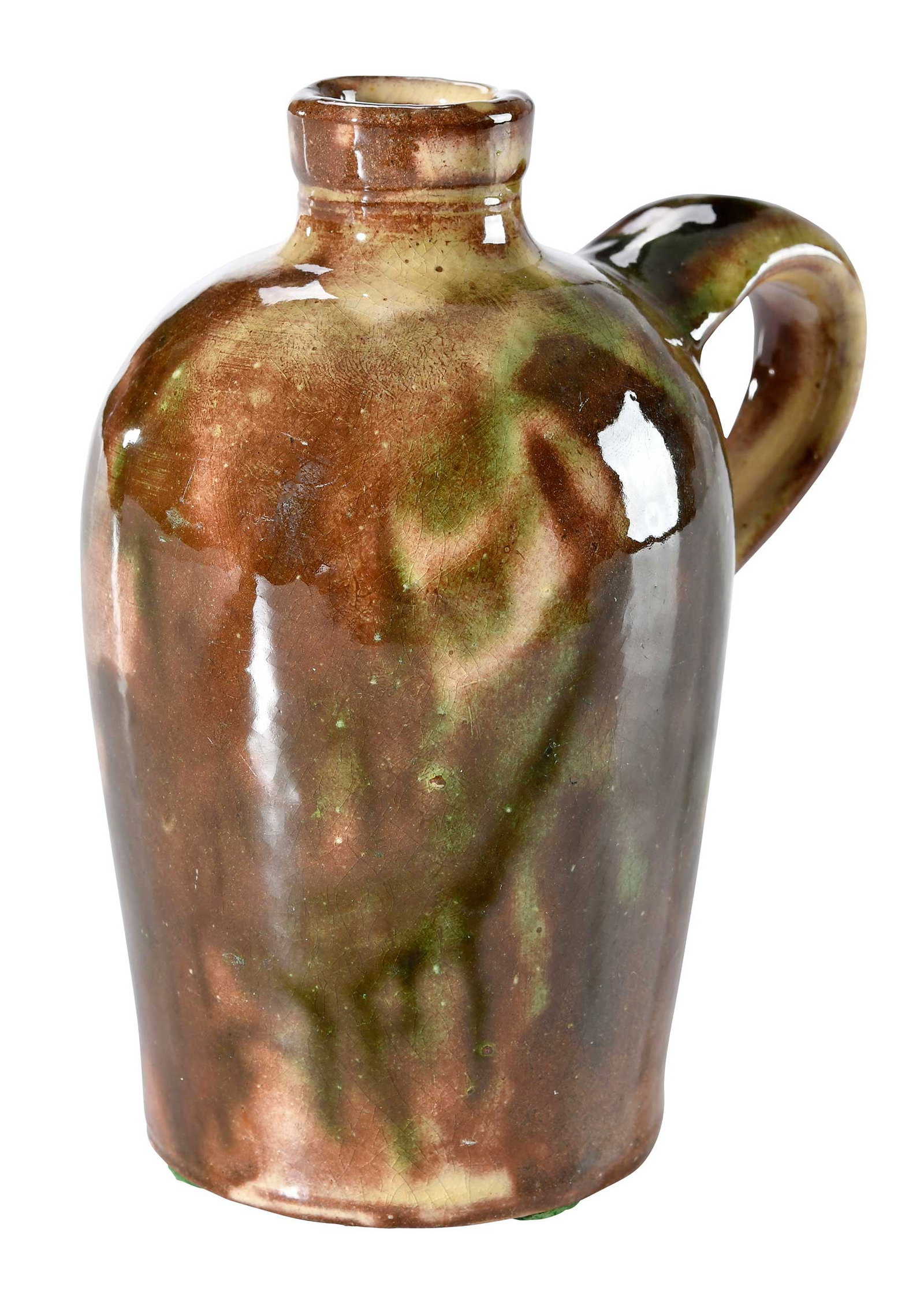 Fine J. Eberly & Co. Strasburg, Virginia Attributed Lead Glazed Earthenware Pint Jug (1 of 15)