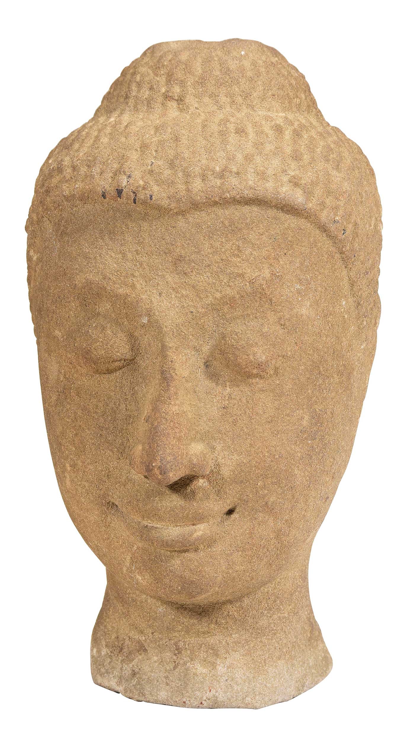 Thai Carved Stone Buddha Head (1 of 5)
