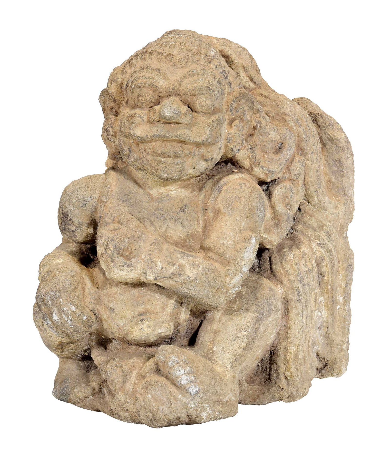 Javanese Carved Volcanic Stone Rakshasa Figure (1 of 4)