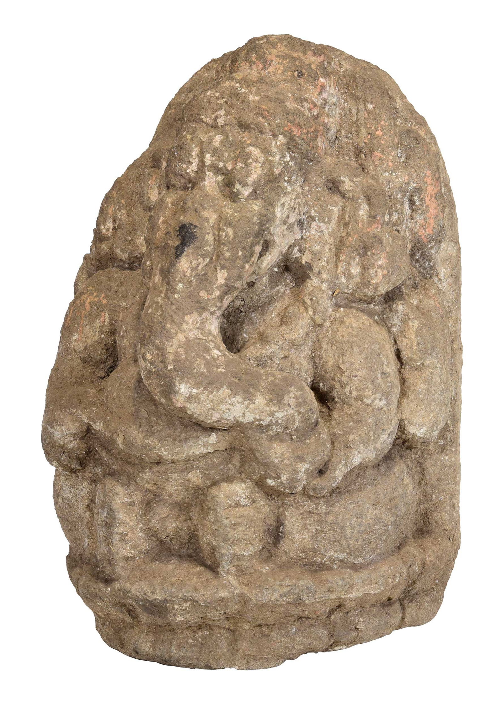 Javanese Carved Volcanic Stone Ganesha Figure (1 of 4)
