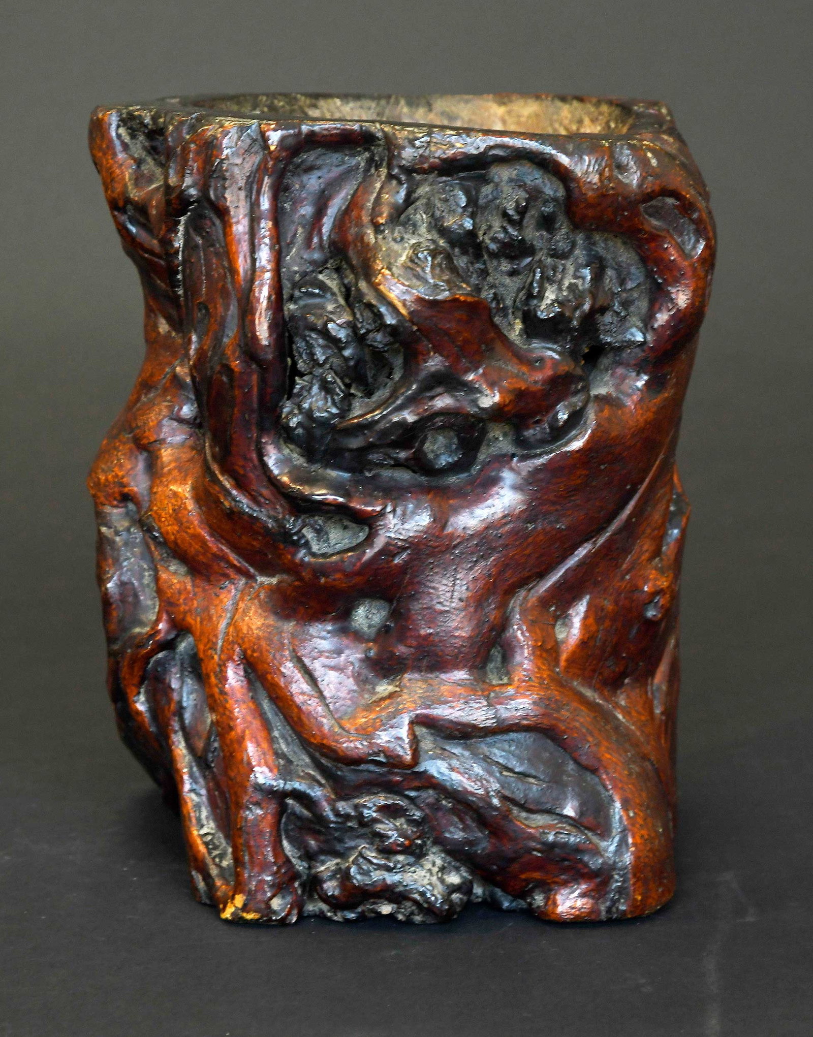 Chinese Root Form Brushpot - 2