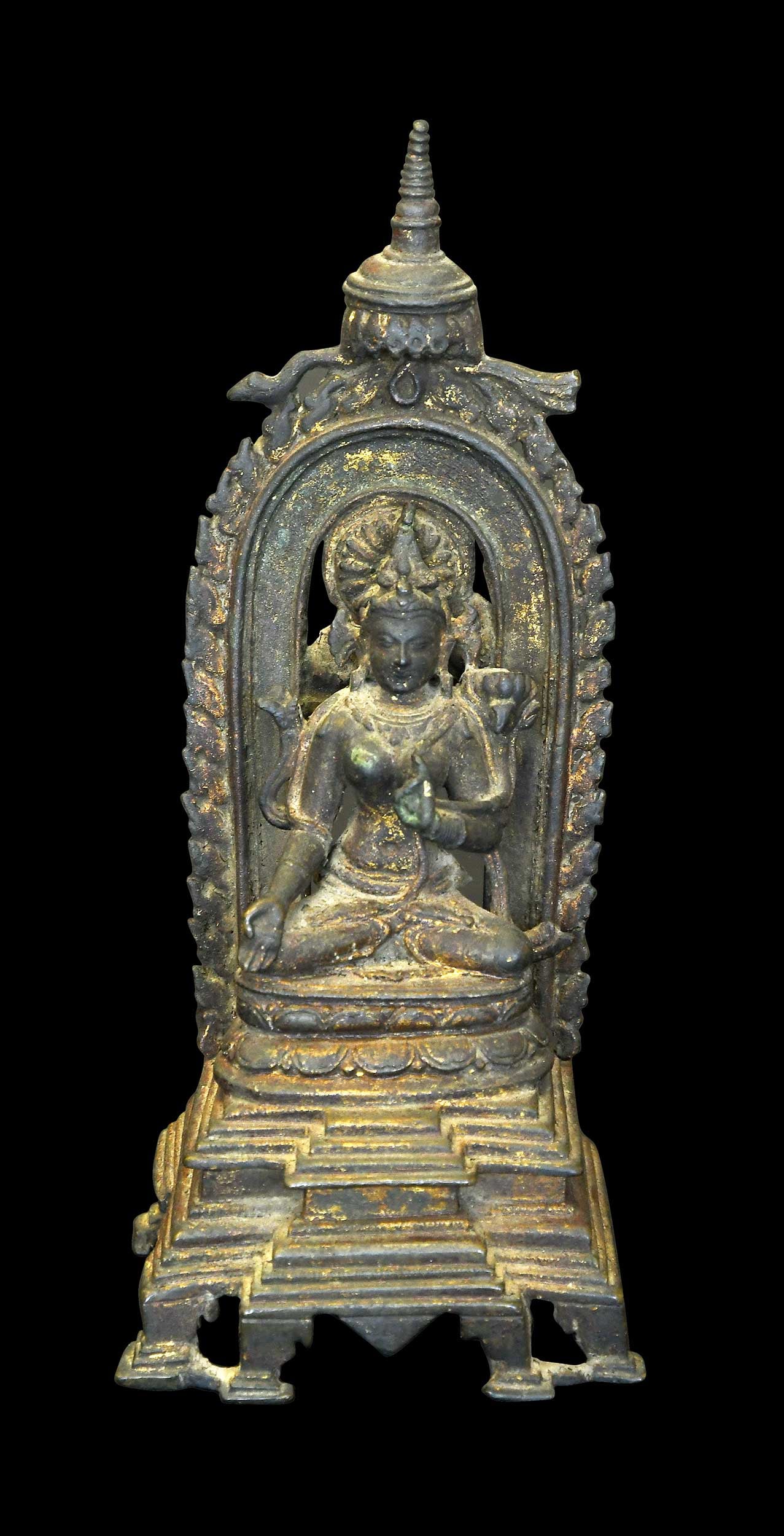 Small Indian Pala Bronze Bodhisattva Figure (1 of 6)
