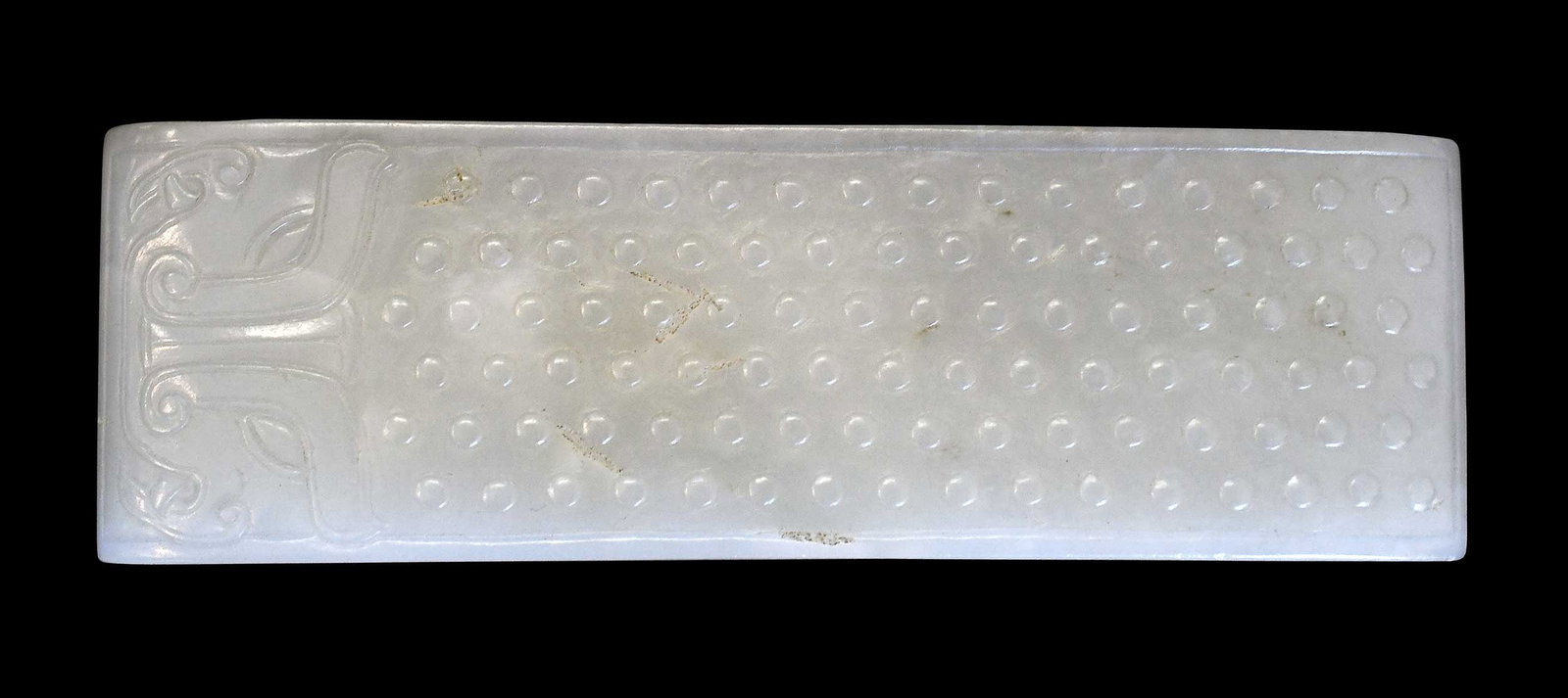 Chinese Carved Jade Sword Fitting (1 of 3)