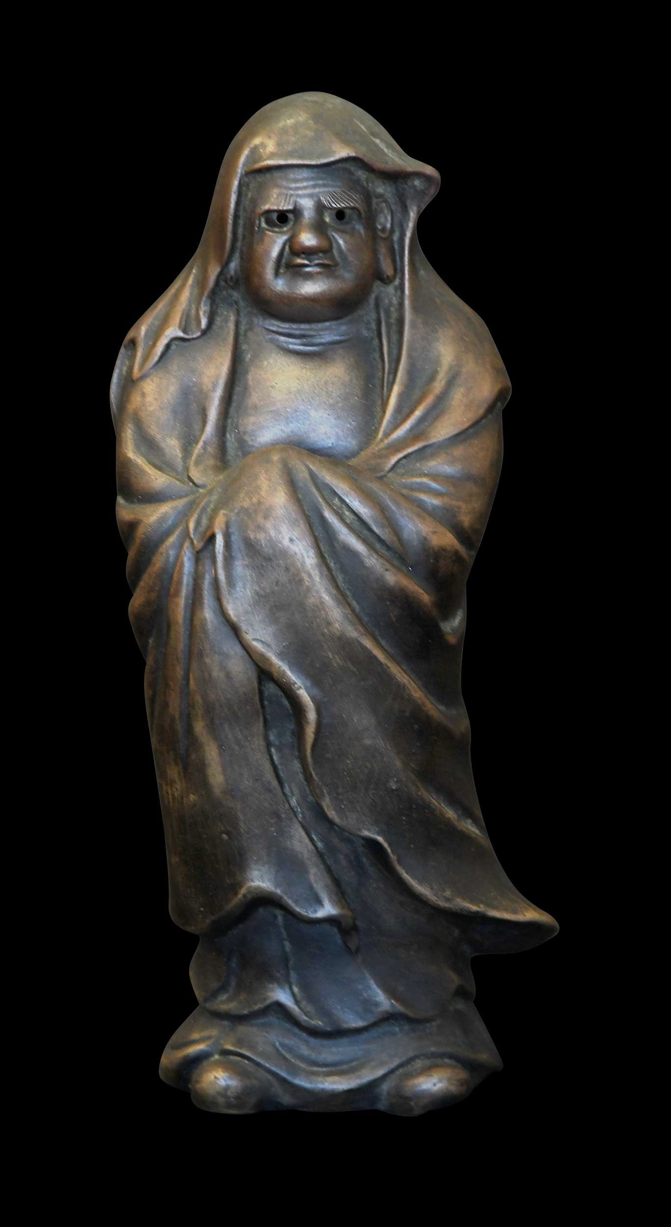 Japanese Bizen Ware Daruma Figure (1 of 6)