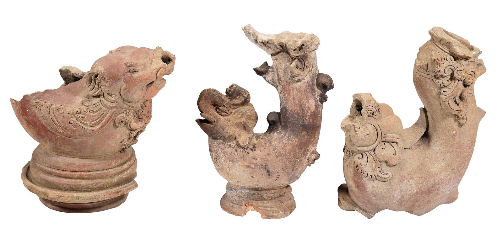 Three Majapahit or Style Figural Terracotta Vessels (1 of 7)