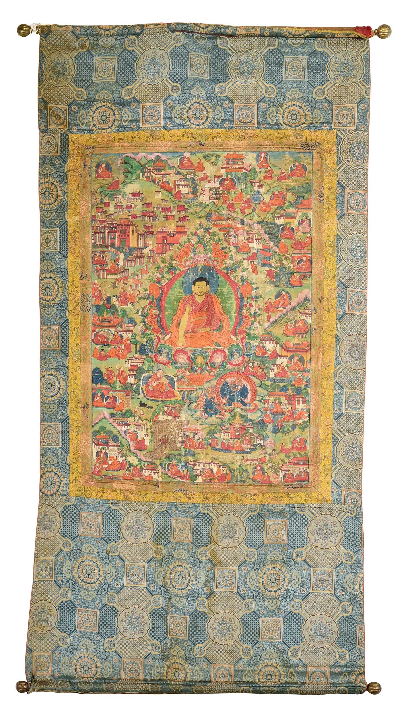 Tibetan Kagyu Lama Thangka (1 of 11)