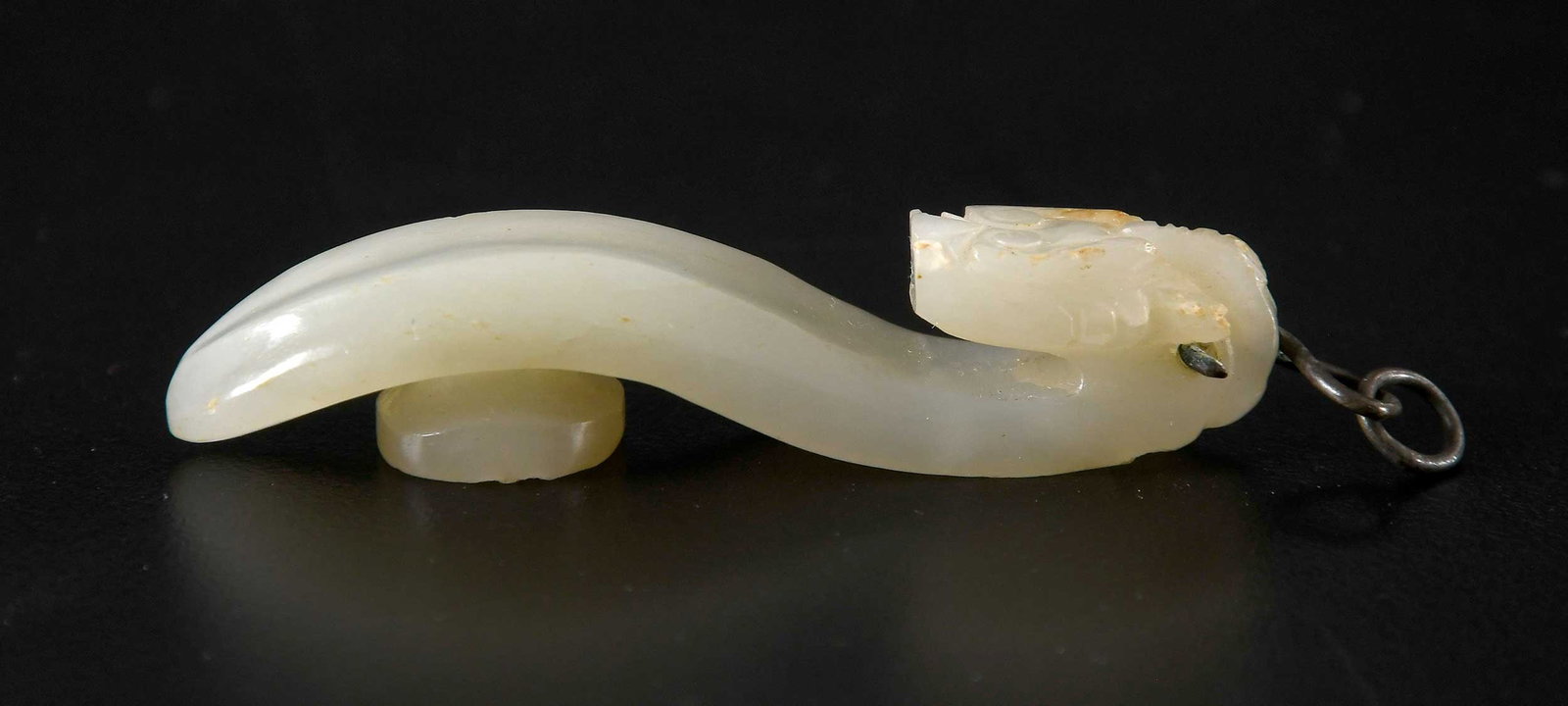 Two Jade Belt Hooks - 5