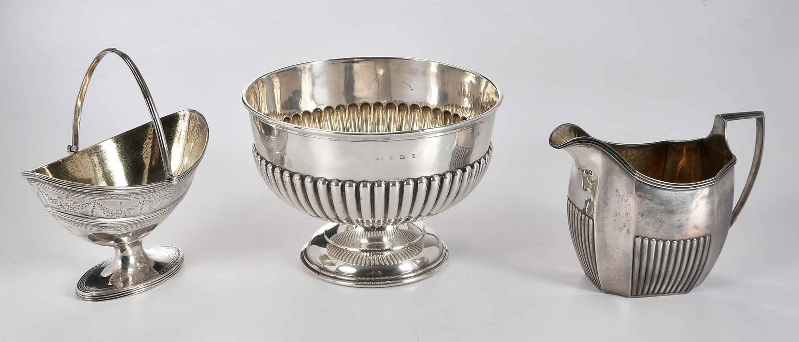 Three English Silver Table Items - 2