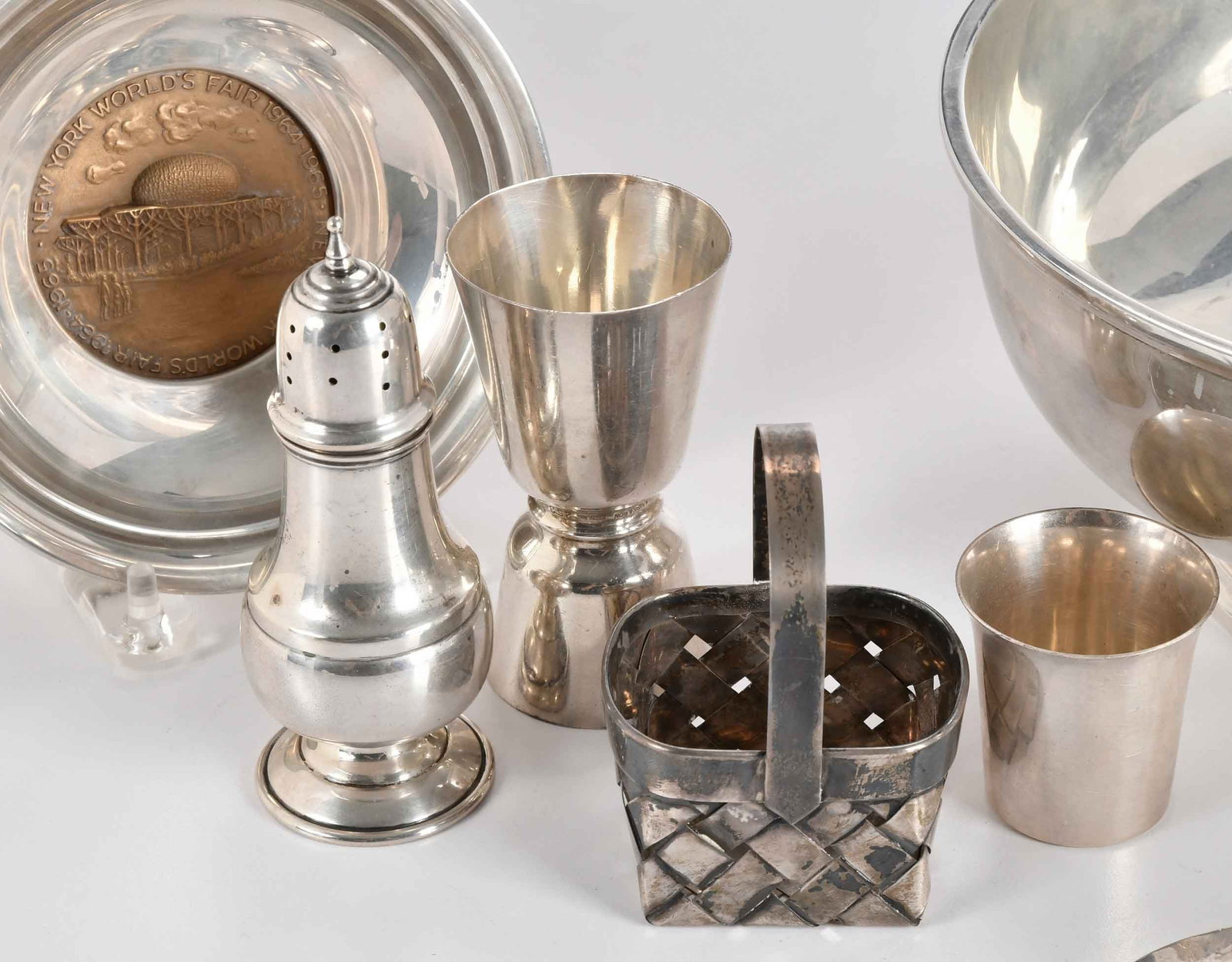 14 Sterling Table Items - 2