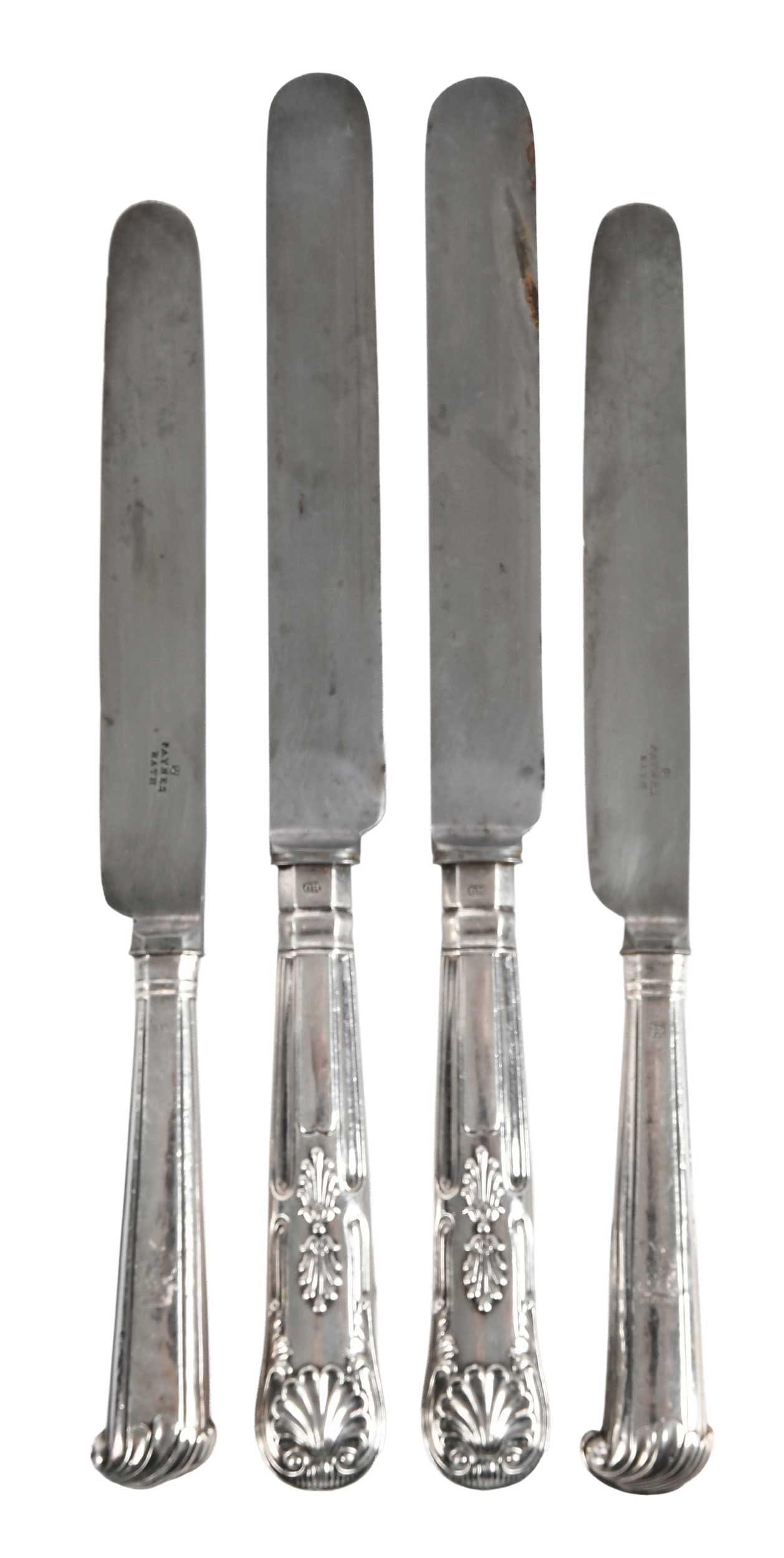 Two Sets of English Silver Knives (1 of 11)