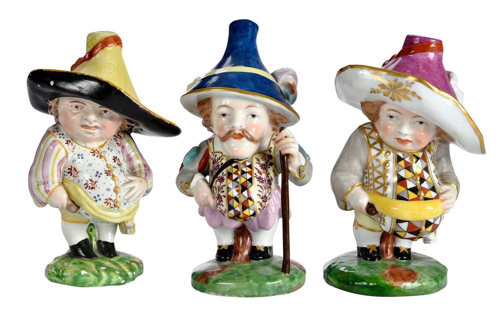 Three Mansion House Dwarfs, Two Royal Crown Derby (1 of 9)