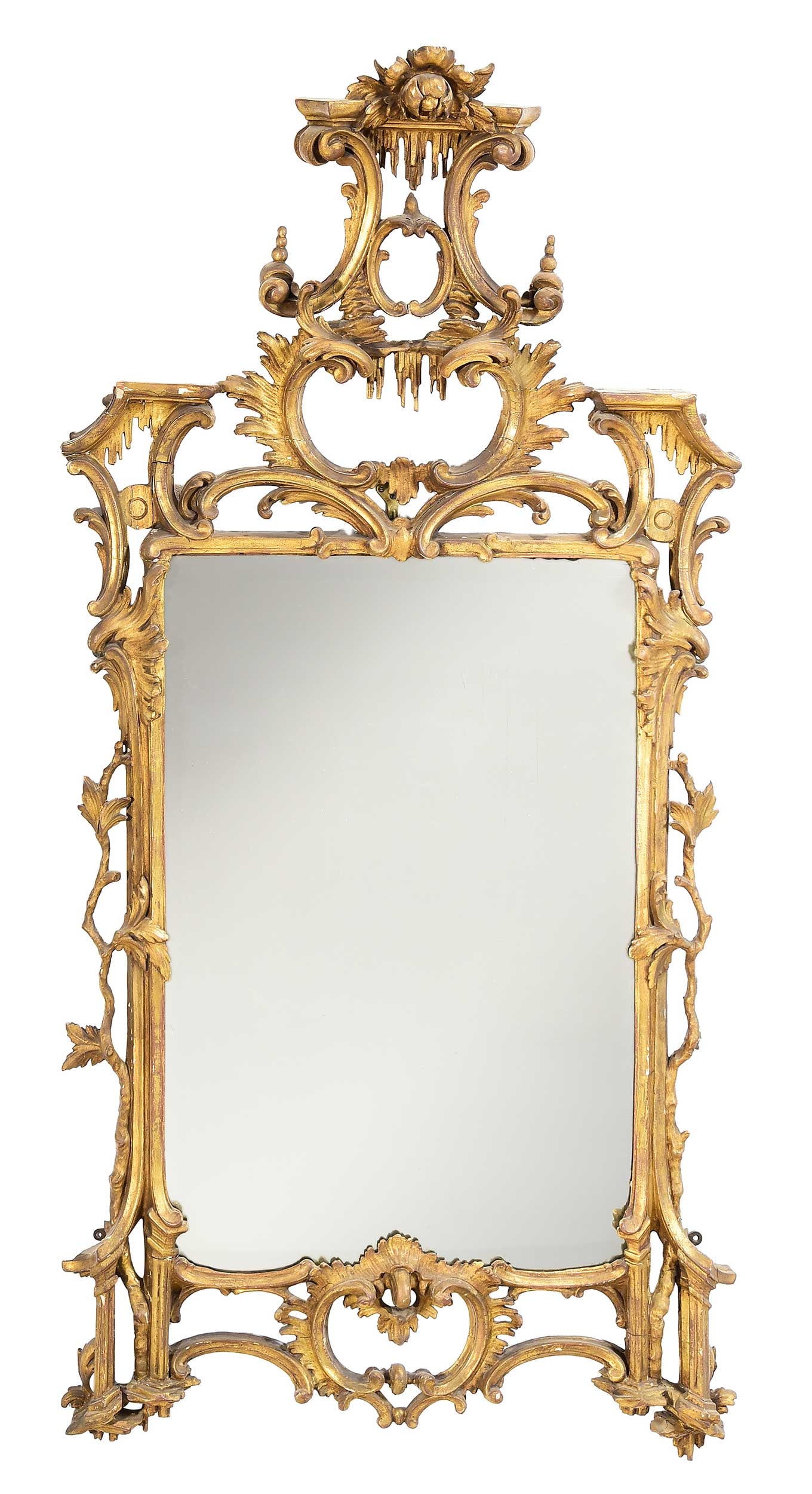 George III Chinoiserie Carved and Gilt Mirror (1 of 11)