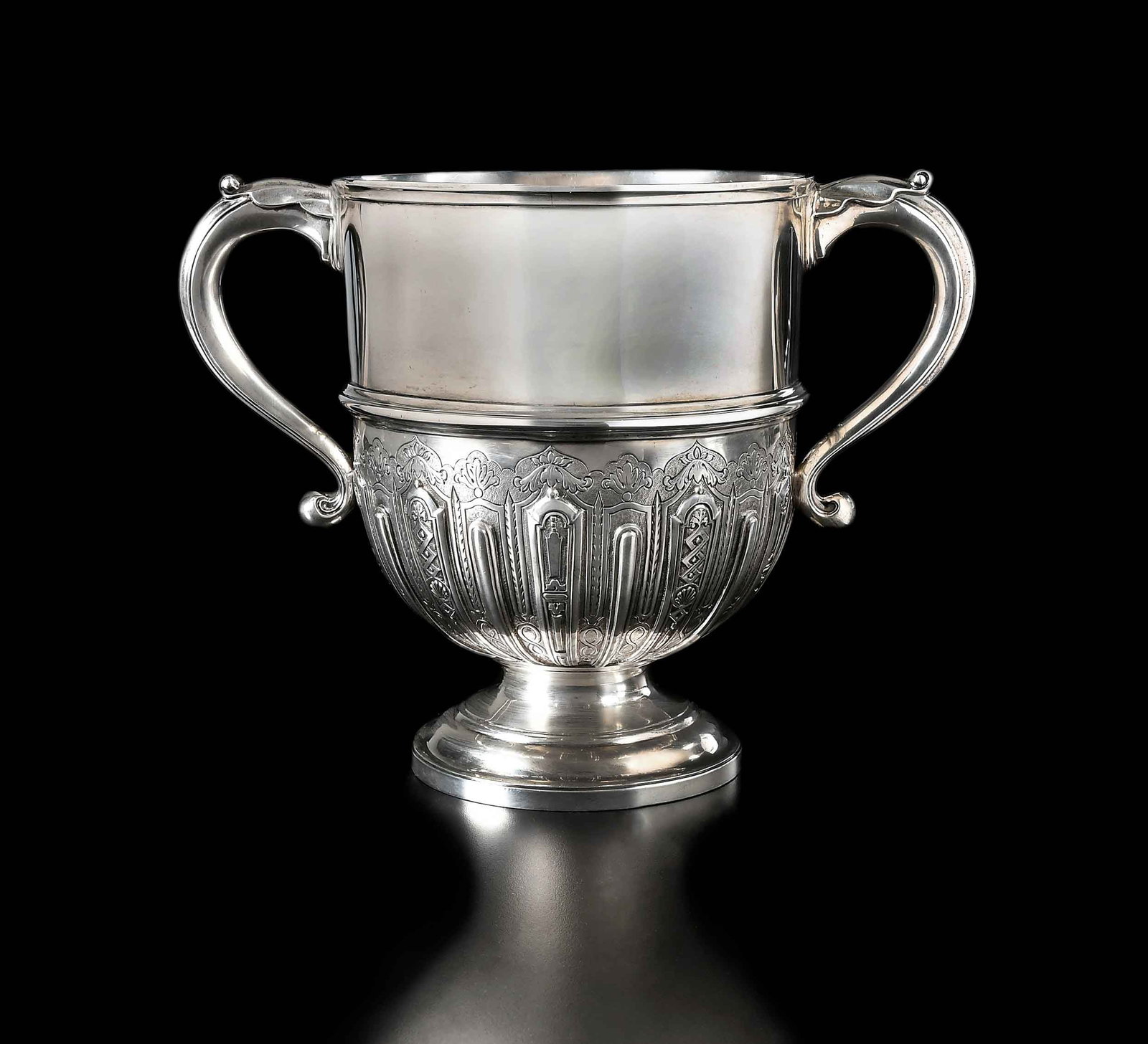 Large English Silver Loving Cup, Crichton Brothers (1 of 11)