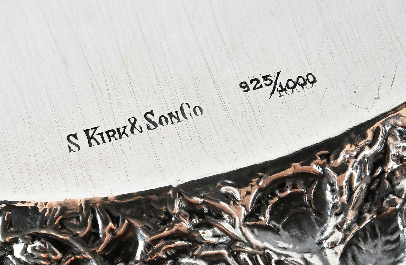 Two Kirk Sterling Table Items - 8