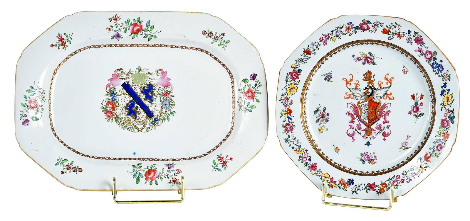 Two Spode Armorial Porcelain Dishes (1 of 6)