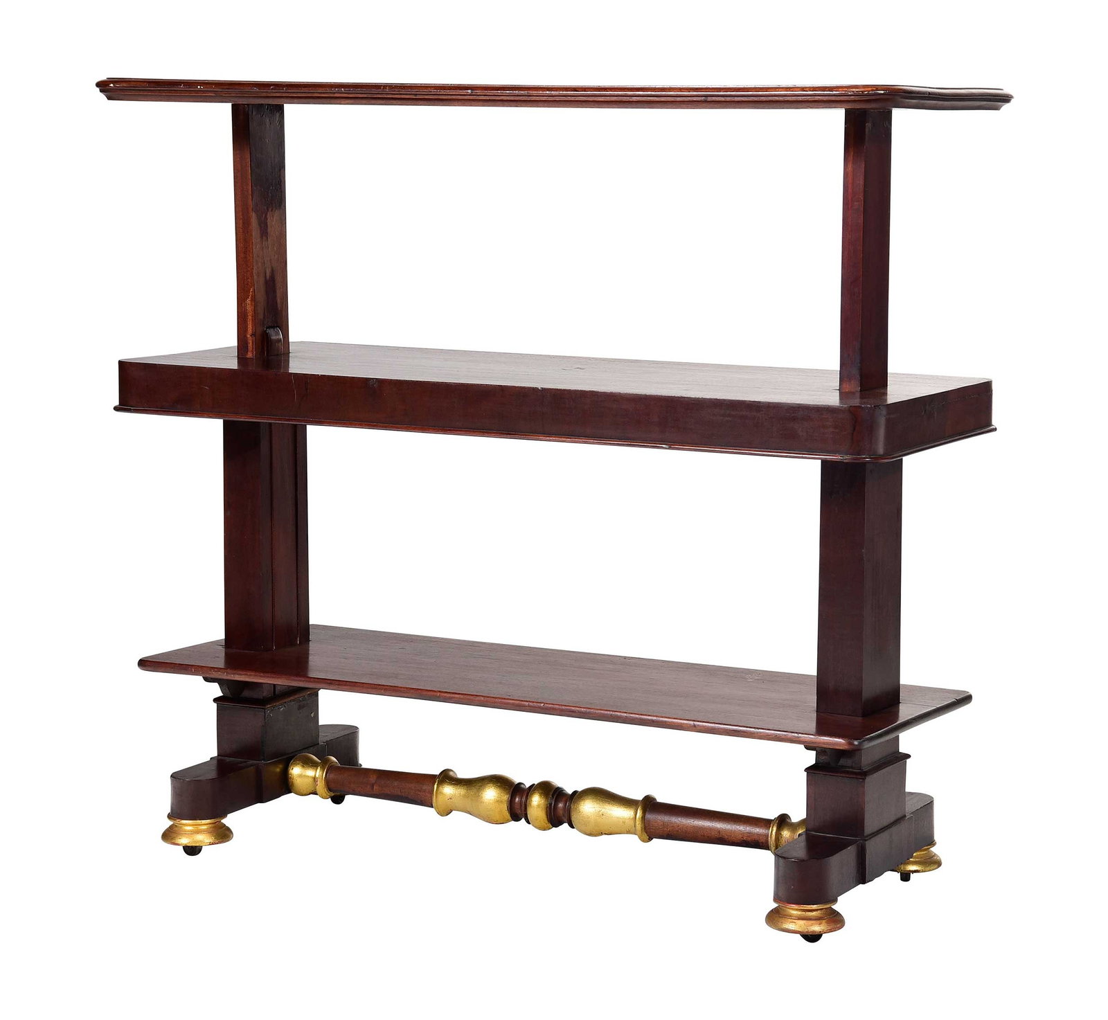 William IV Parcel Gilt Mahogany Metamorphic Library Table (1 of 14)