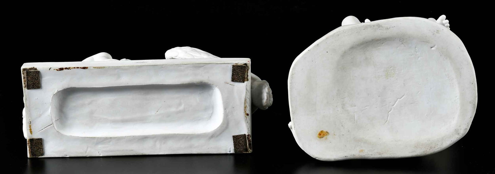Two Bisque Porcelain Figural Groups - 11