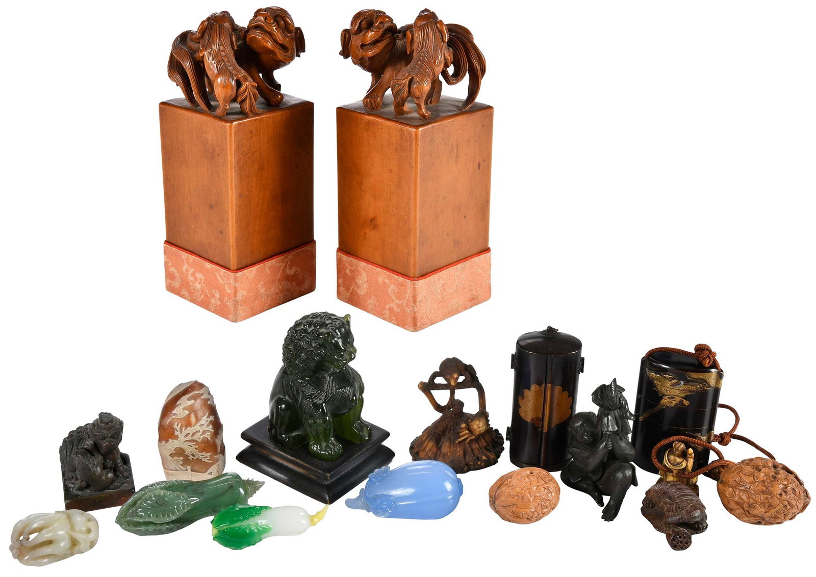16 Assorted Small Asian Cabinet Objects (1 of 11)
