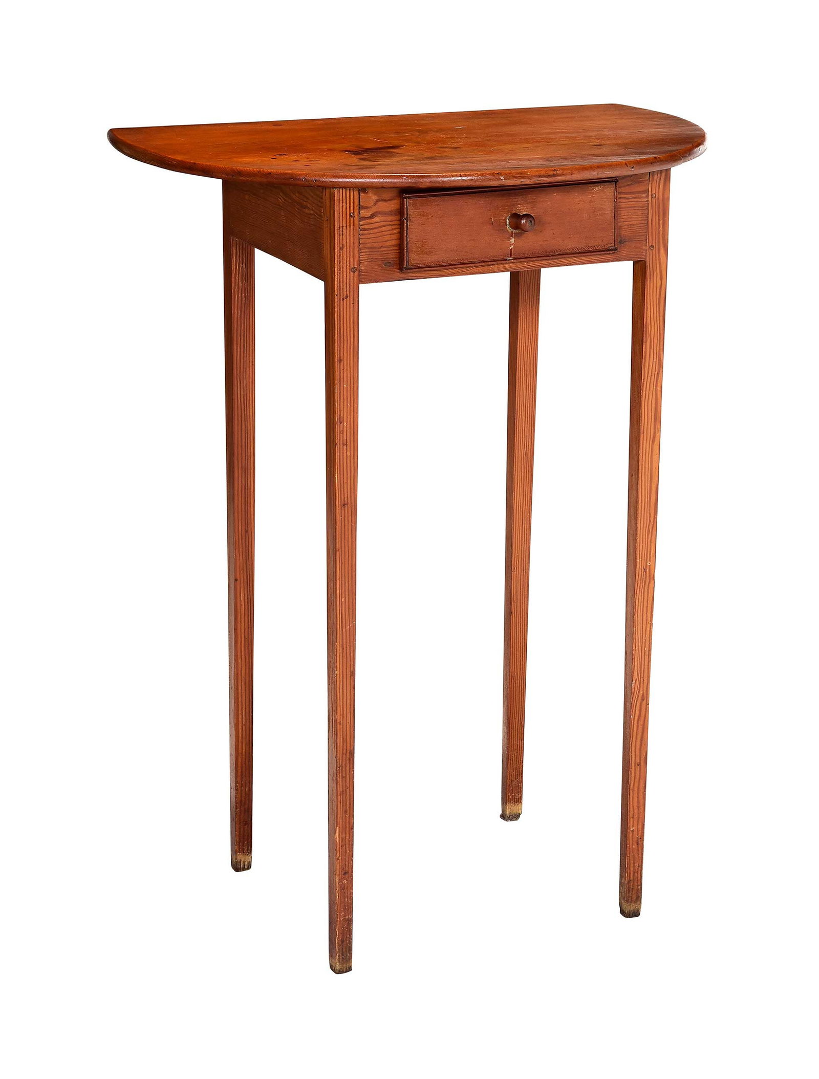 Southern Yellow Pine One Drawer Entryway Table (1 of 7)