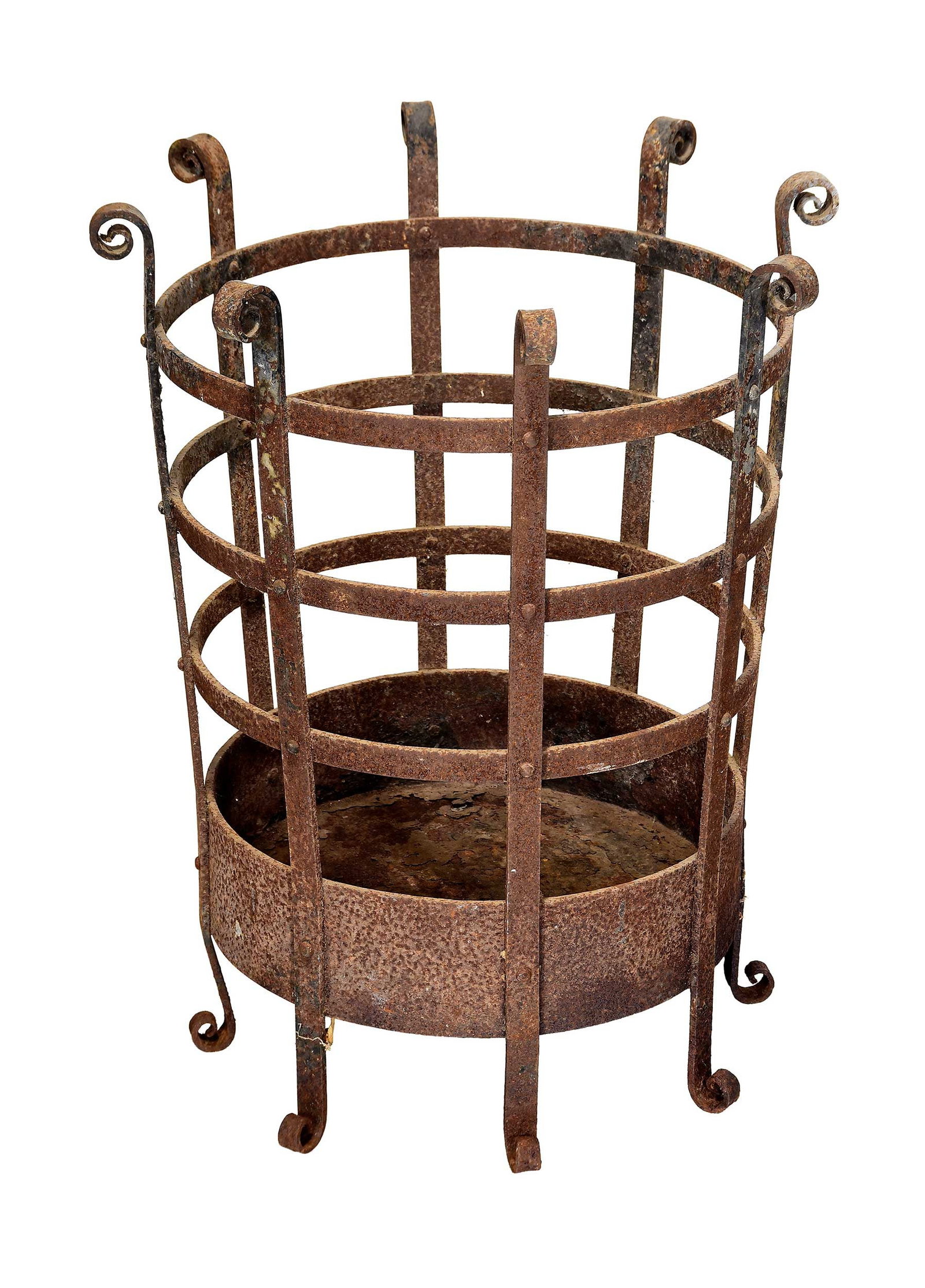 Wrought Iron Garden Receptacle (1 of 5)