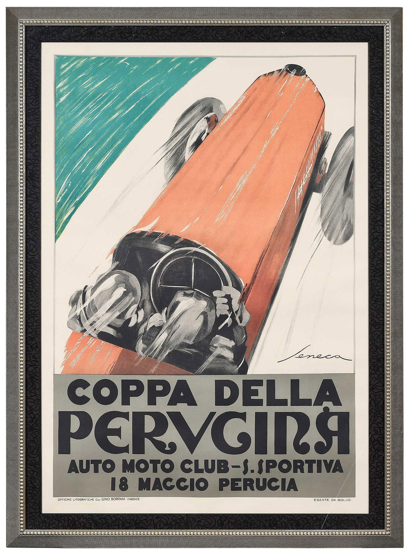 Federico Seneca Italian Racing Poster (1 of 7)