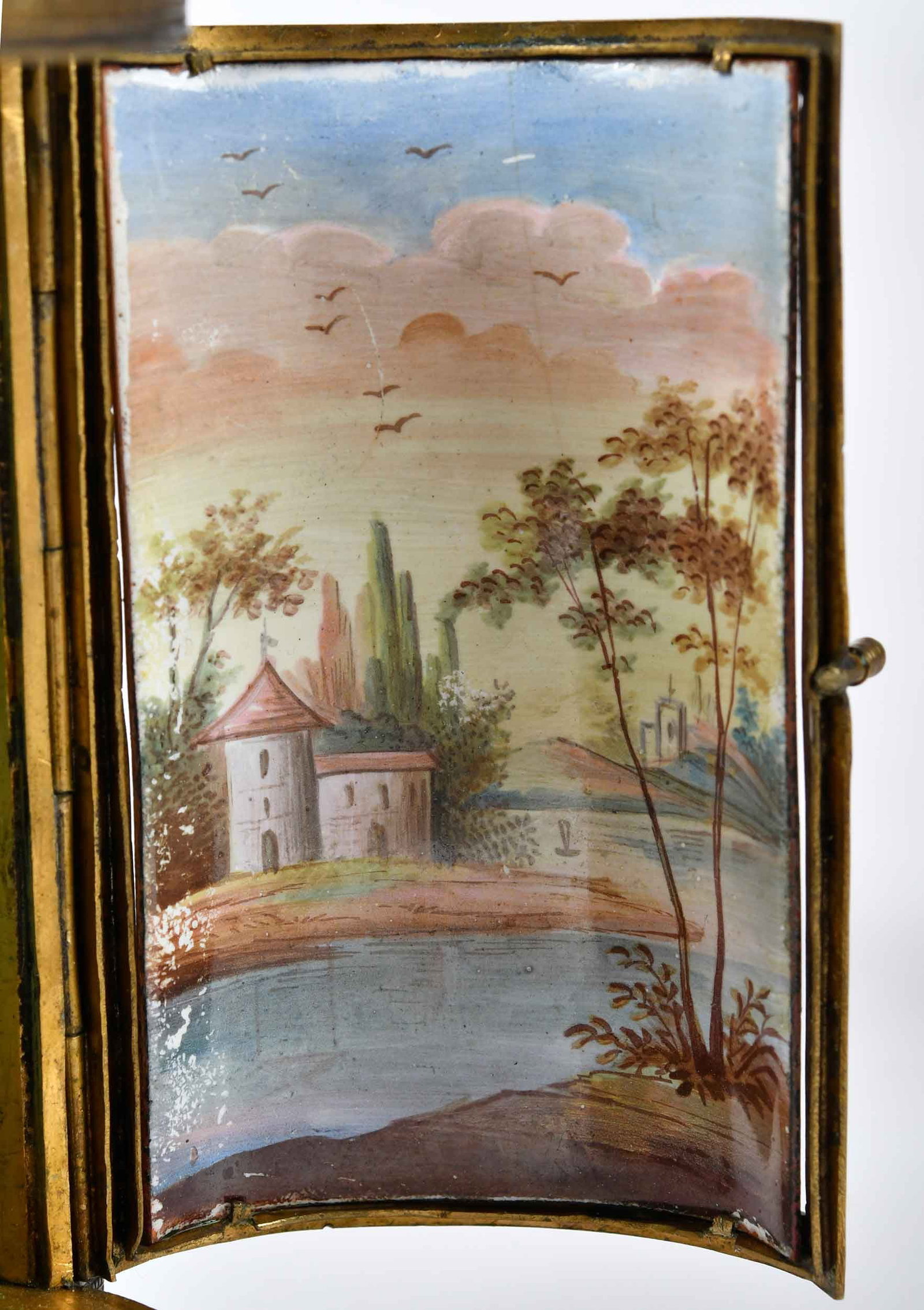 Three Small Viennese Enamel Decorated Table Objects - 12