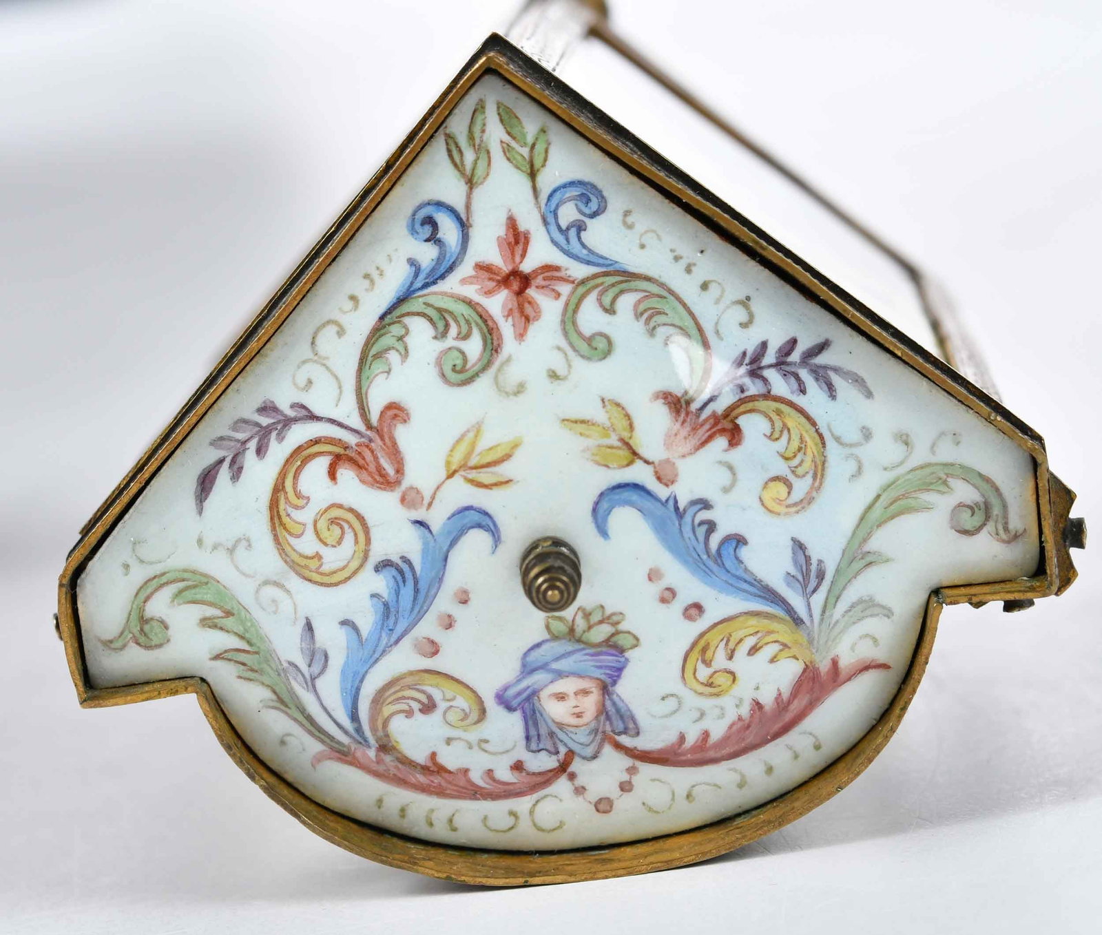 Three Small Viennese Enamel Decorated Table Objects - 9