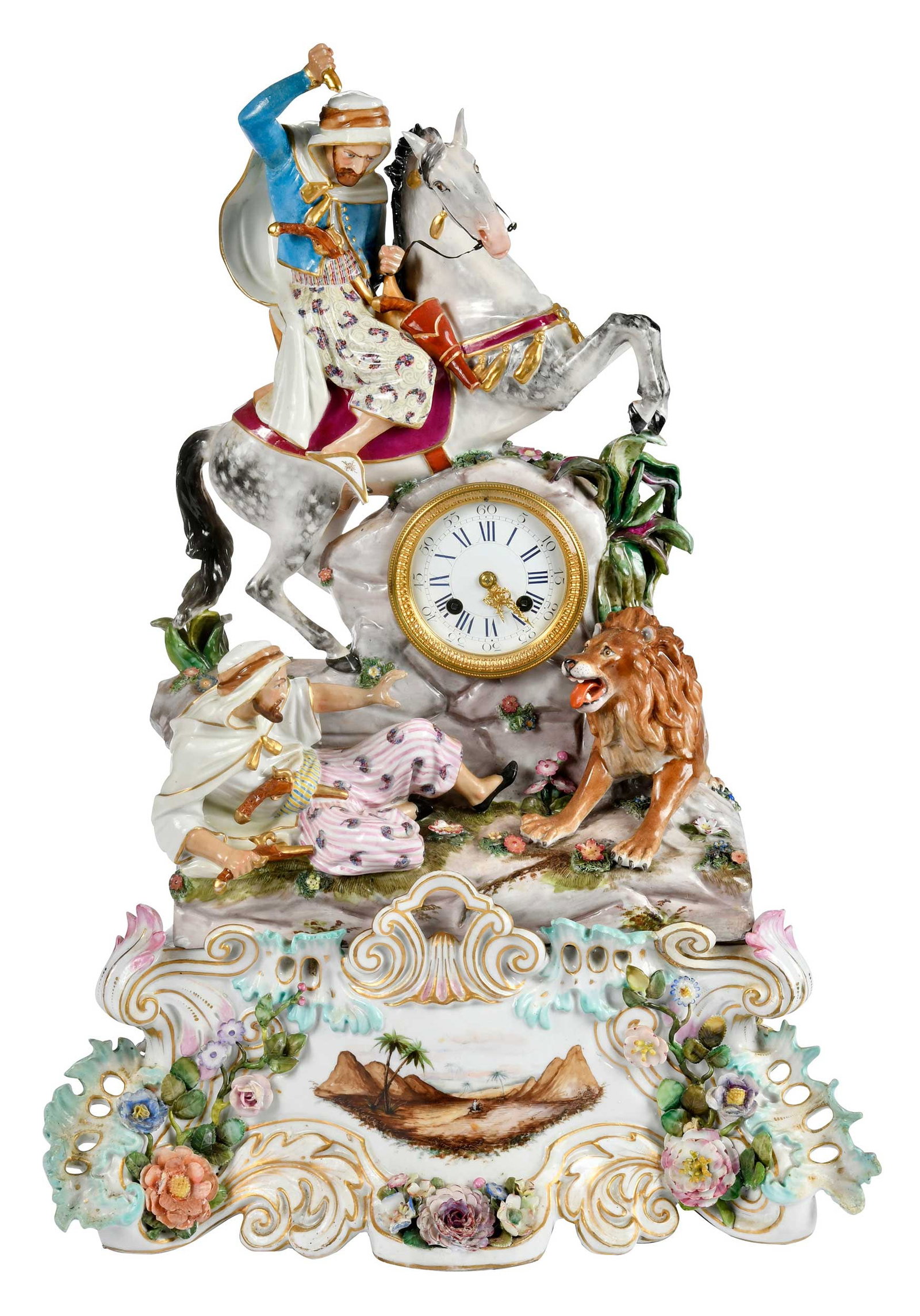 Meissen Porcelain Figural Mantel Clock (1 of 17)